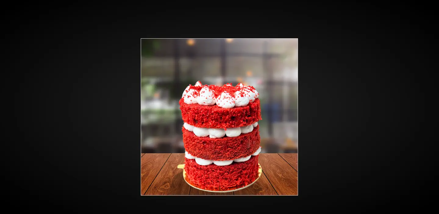 كيك طبقات صغير