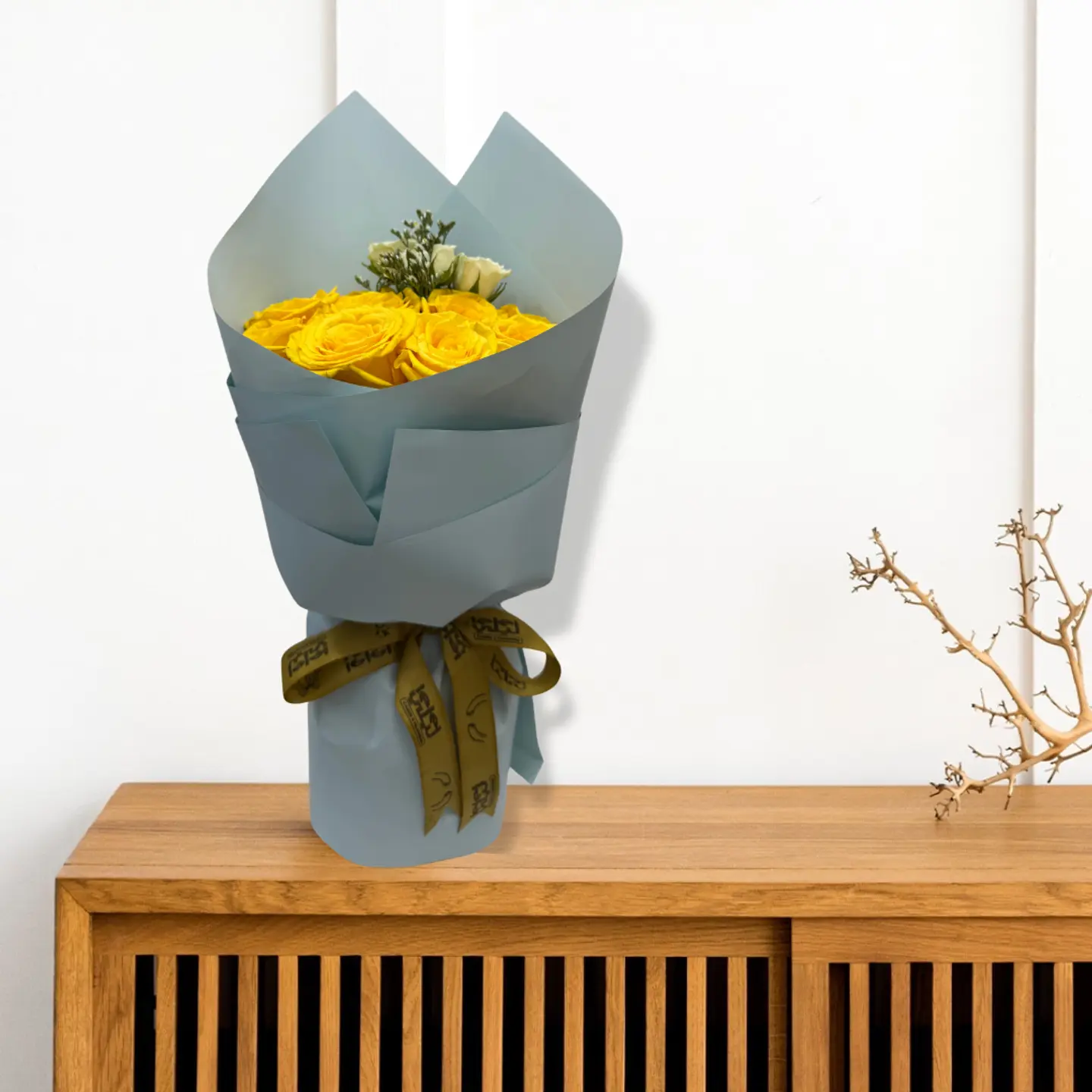 باقة الورد الاصفر