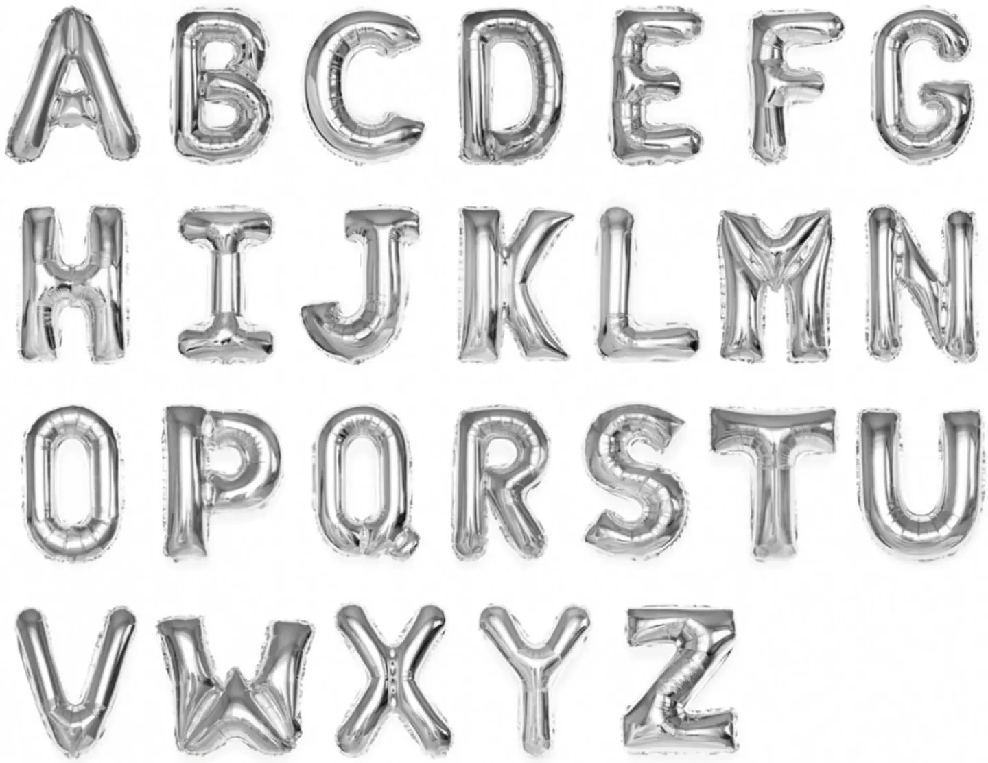 بالون أحرف هيليوم