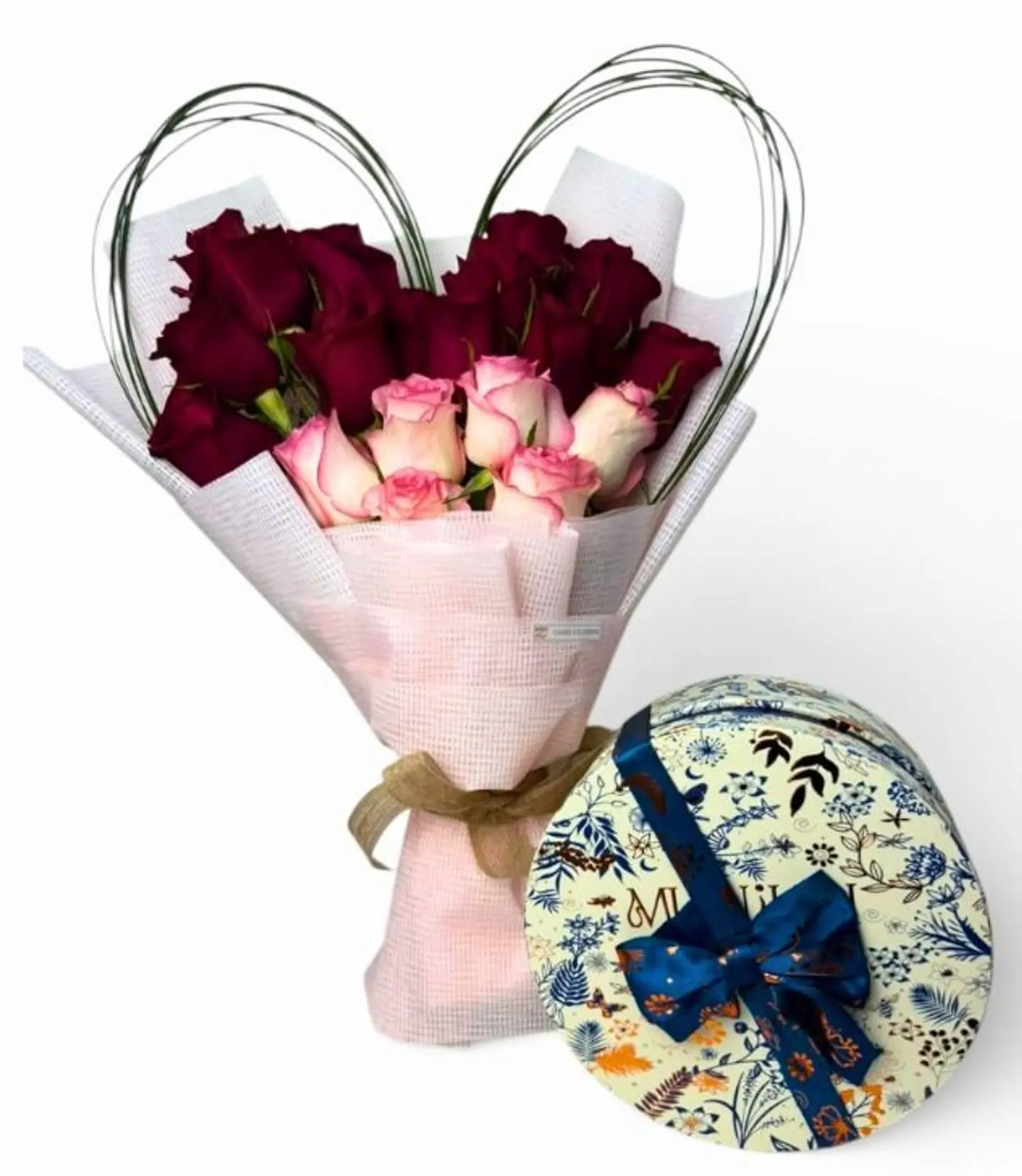 باقة شكولاته ميونخ الوردية