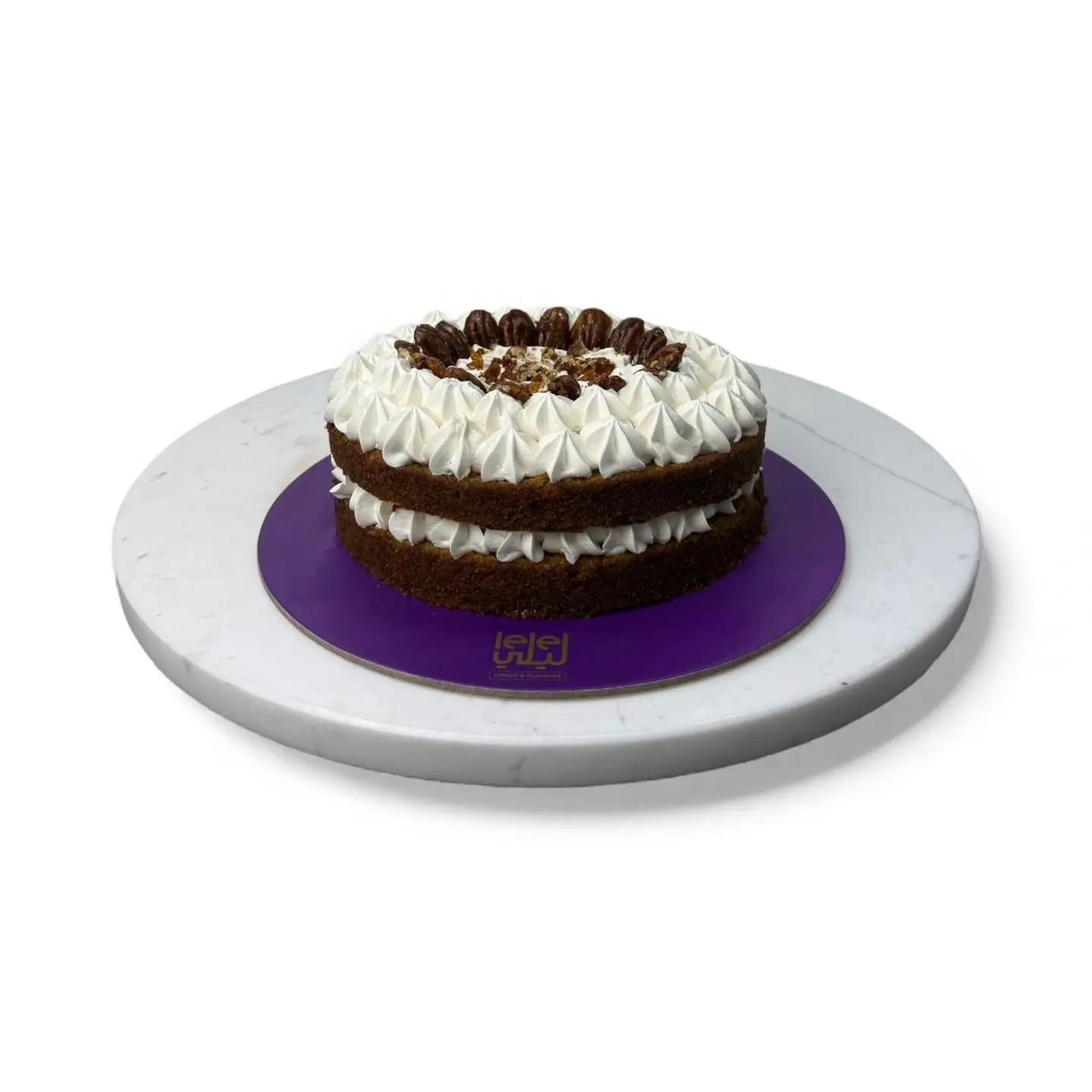 كيك الجزر بالبيكان المكرمل