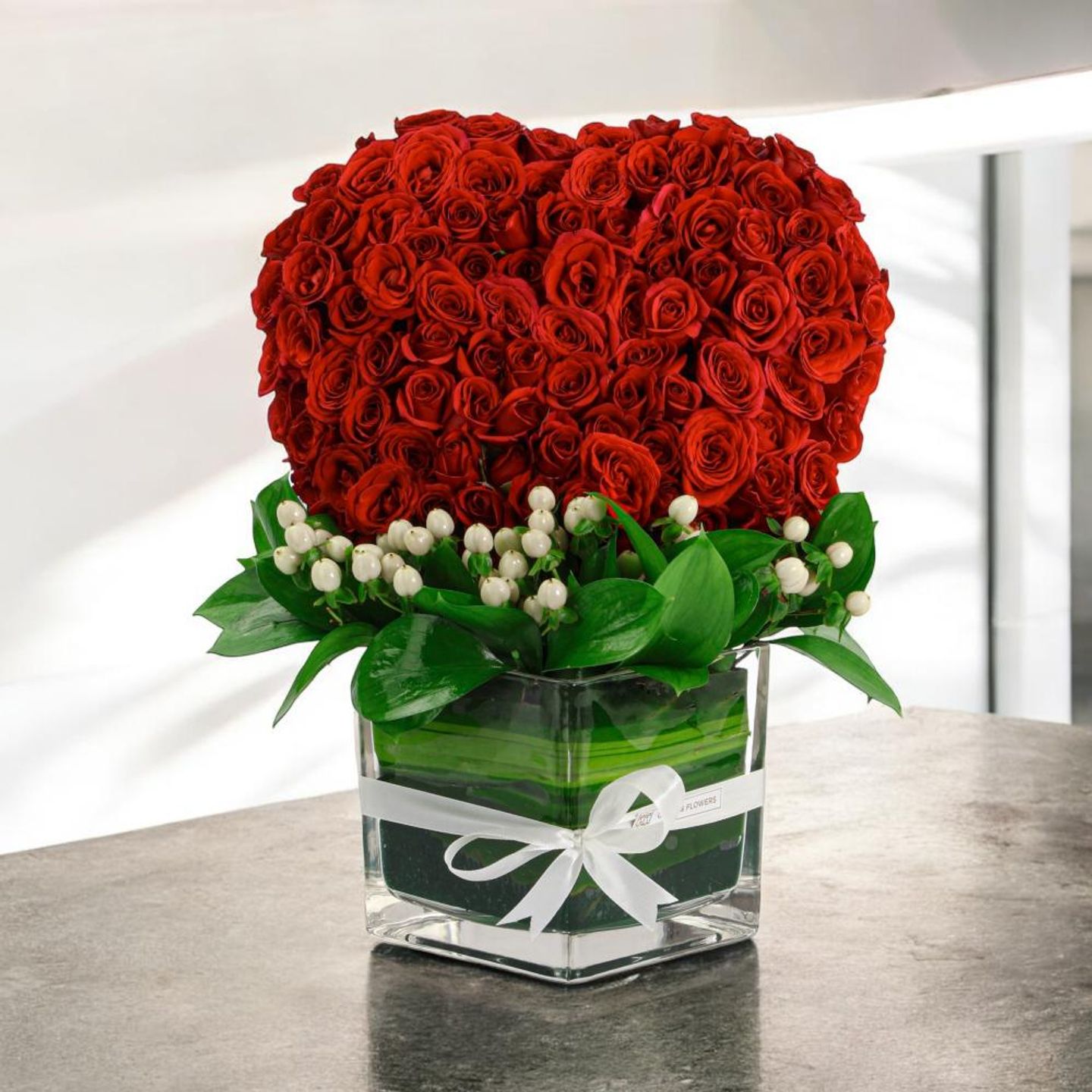 Red Heart Puff