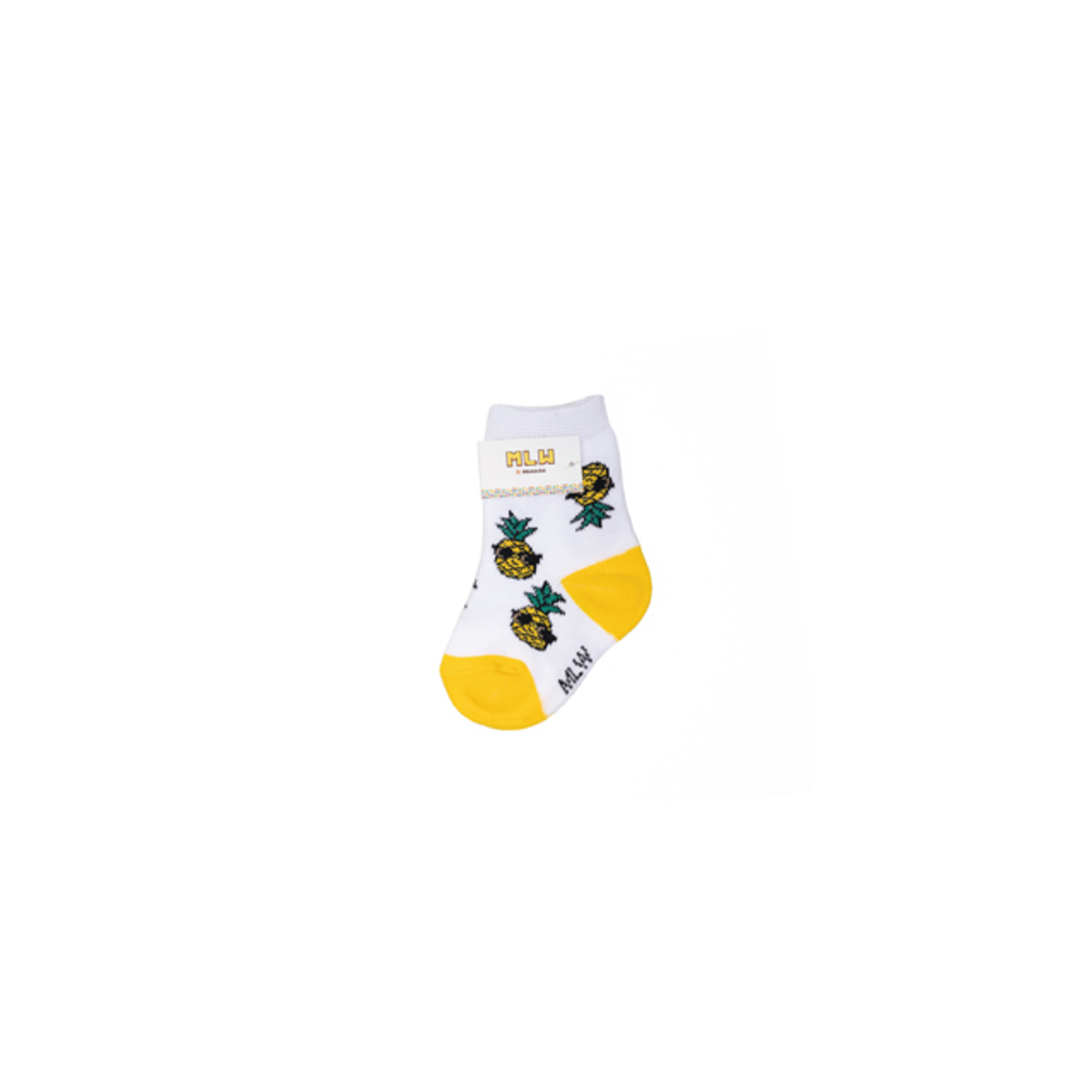 Pineapple Baby Socks, Ages 2 4 Years