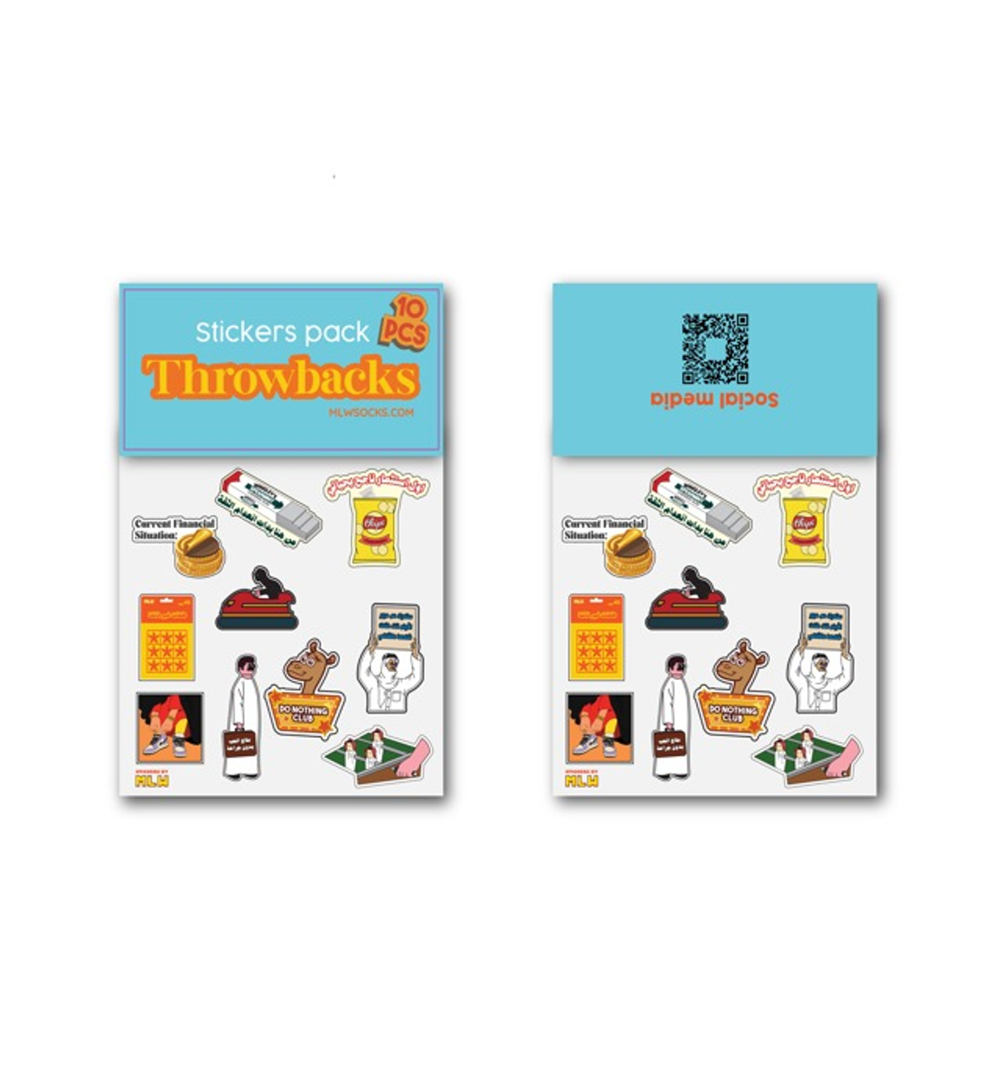 Throwbacks Stickers Pack