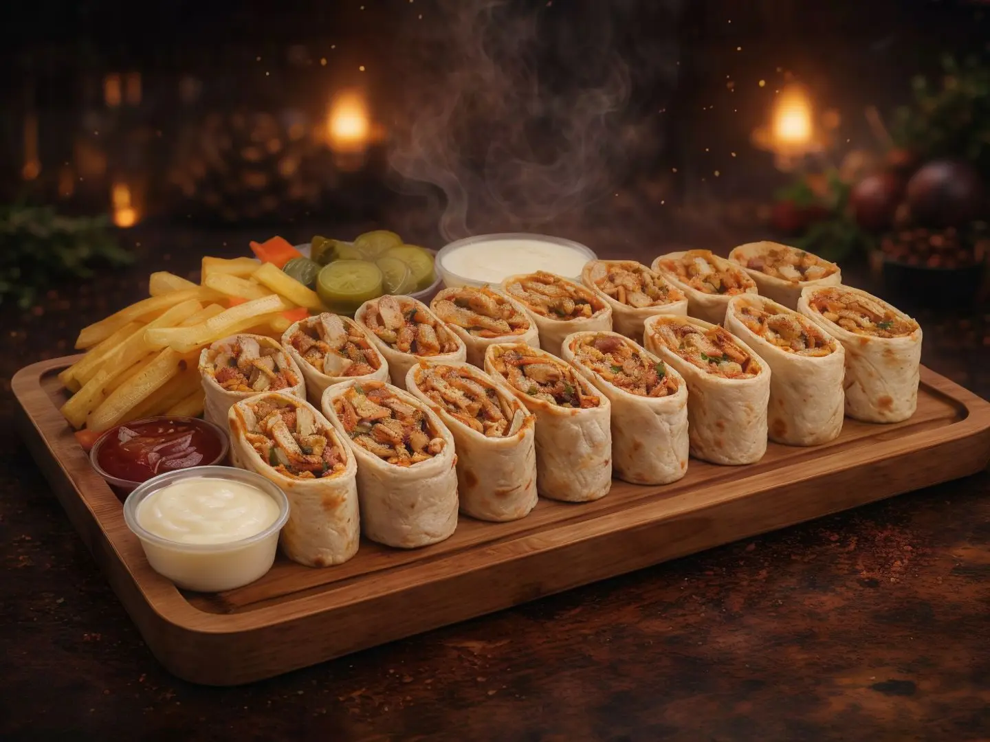 Arabic Chicken Shawarma Double