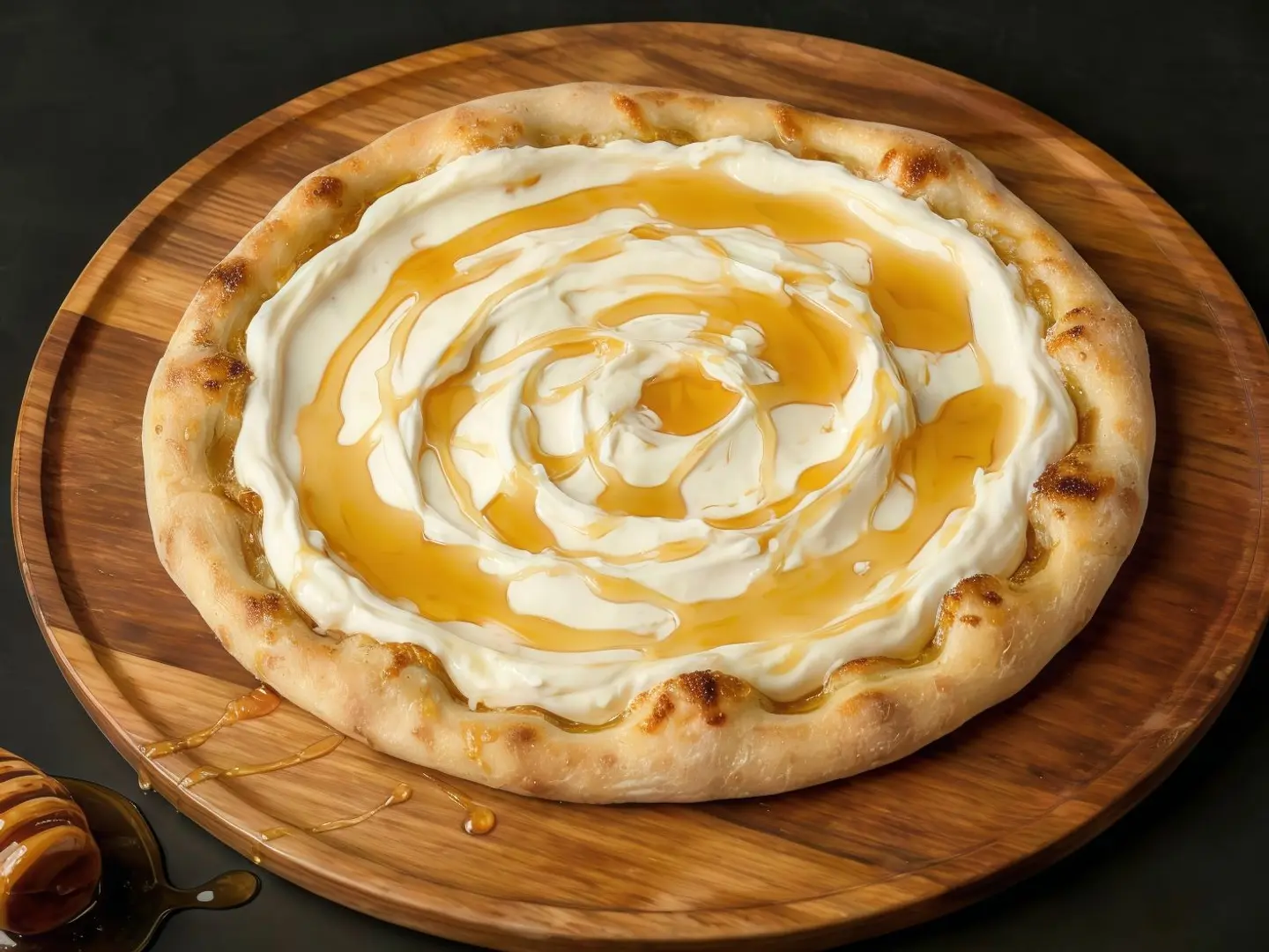 Labneh With Honey Mankoushe