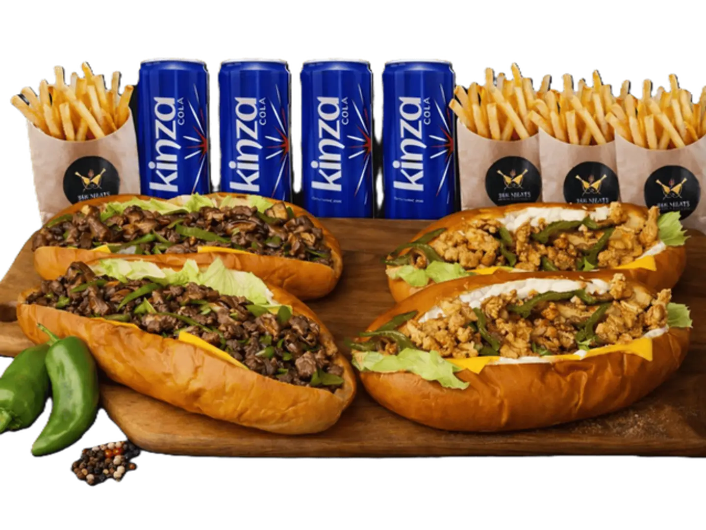 بوكس وجبة فيلي (لـ ٤ أشخاص)