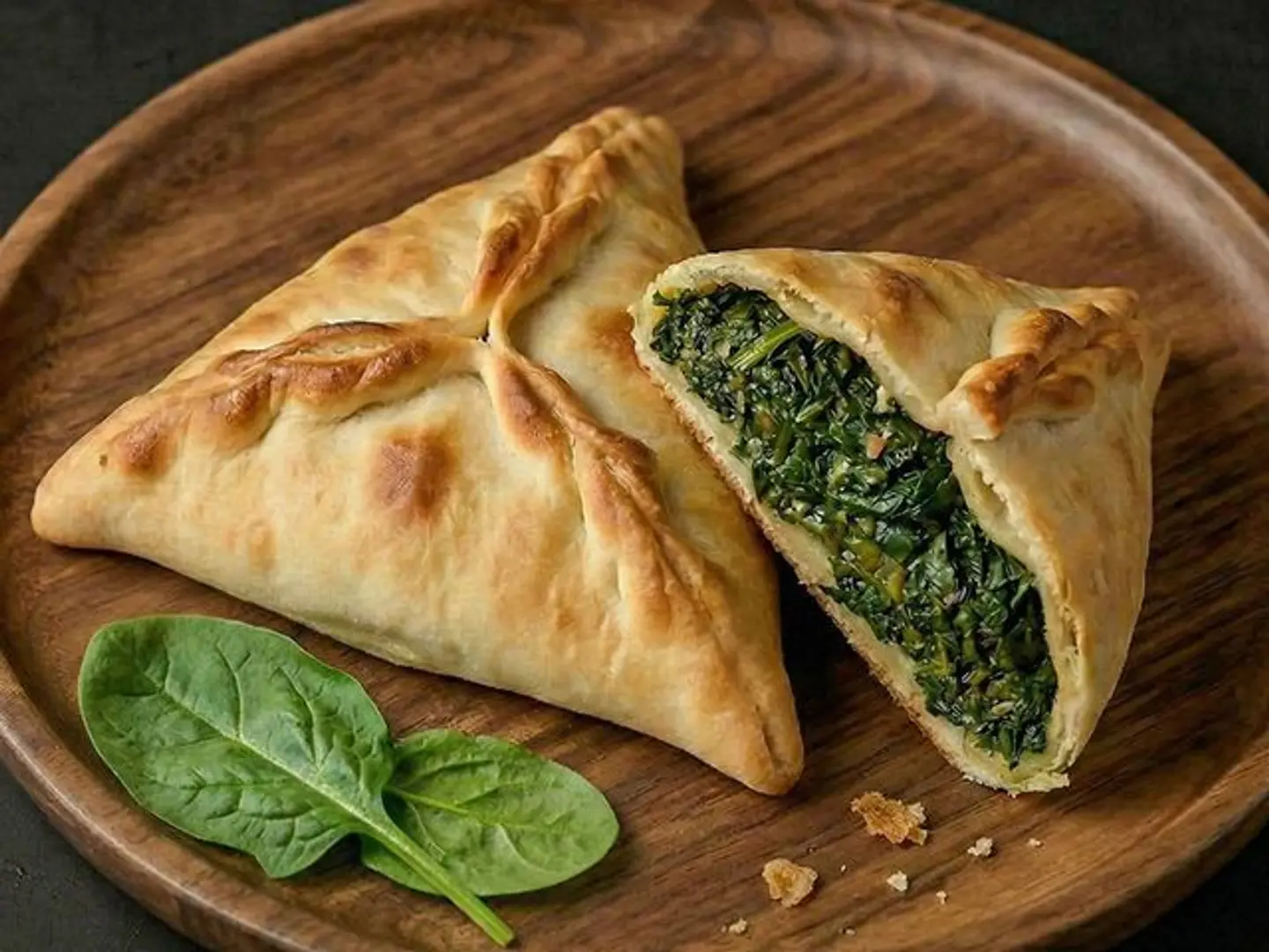 Spinach Fatira