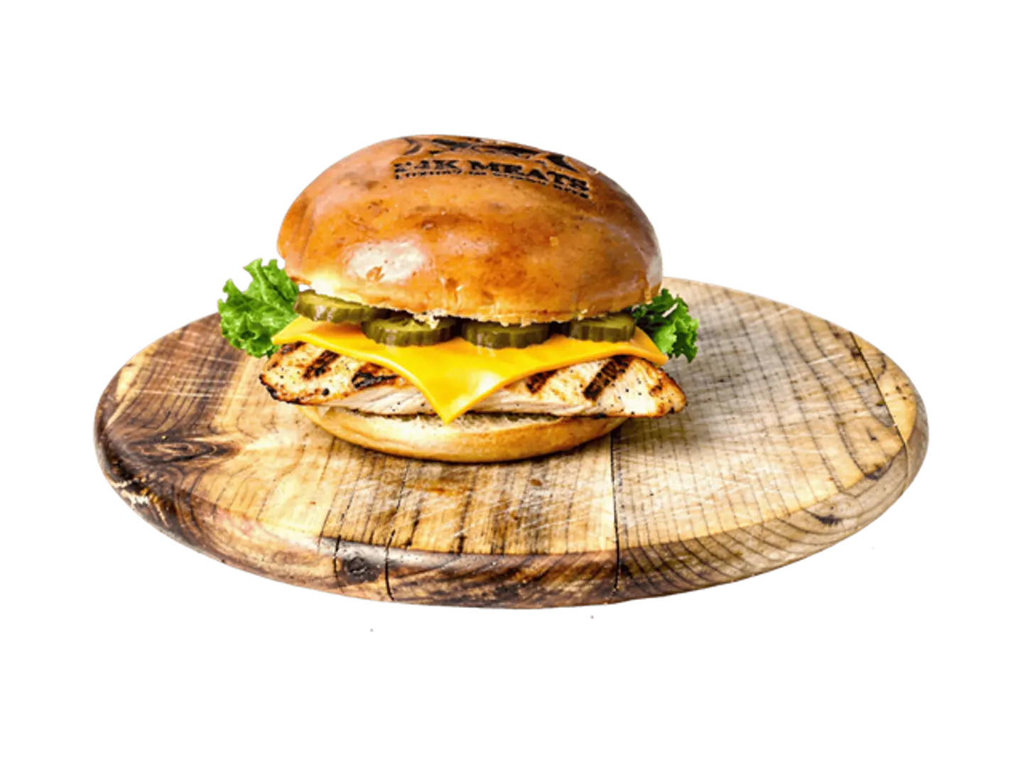 "برغر دجاج مشوي (وسط ٧٥ غرام)"