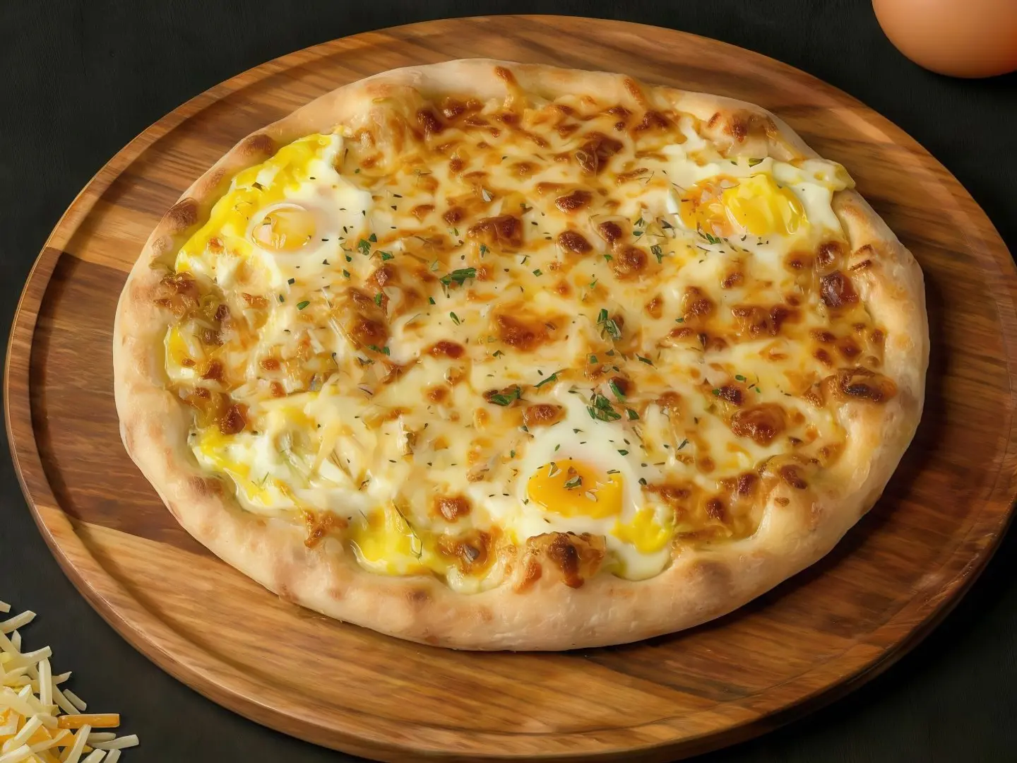 Eggs With Cheese Mankoushe