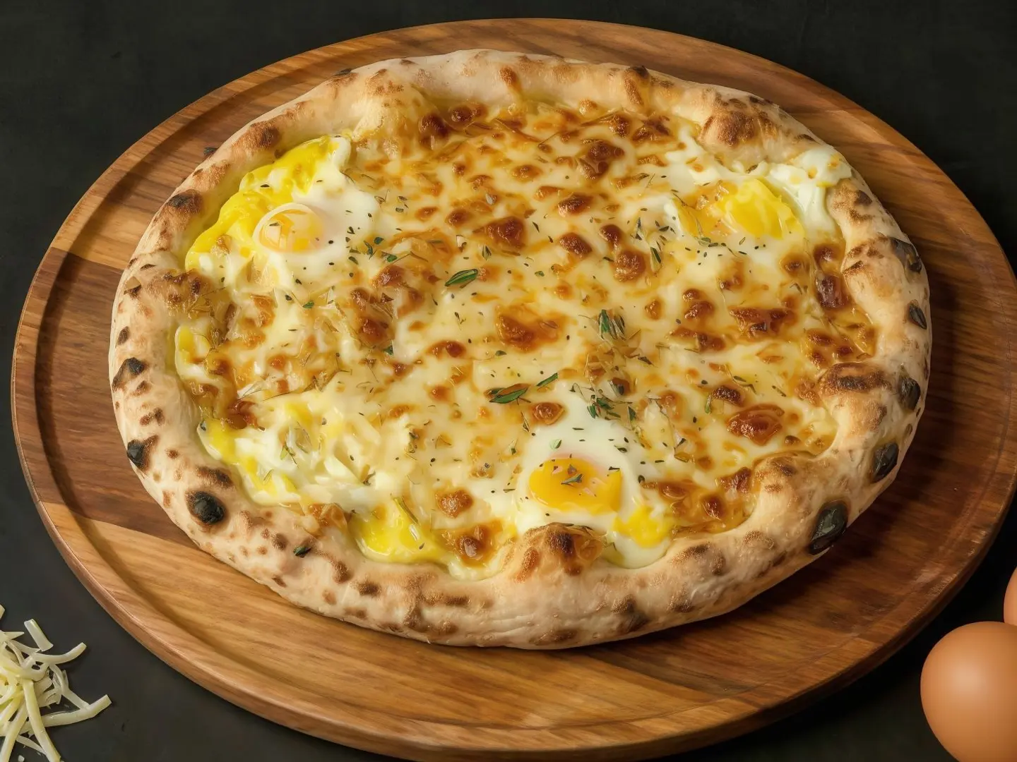 Eggs With Cheese Mankoushe Italy