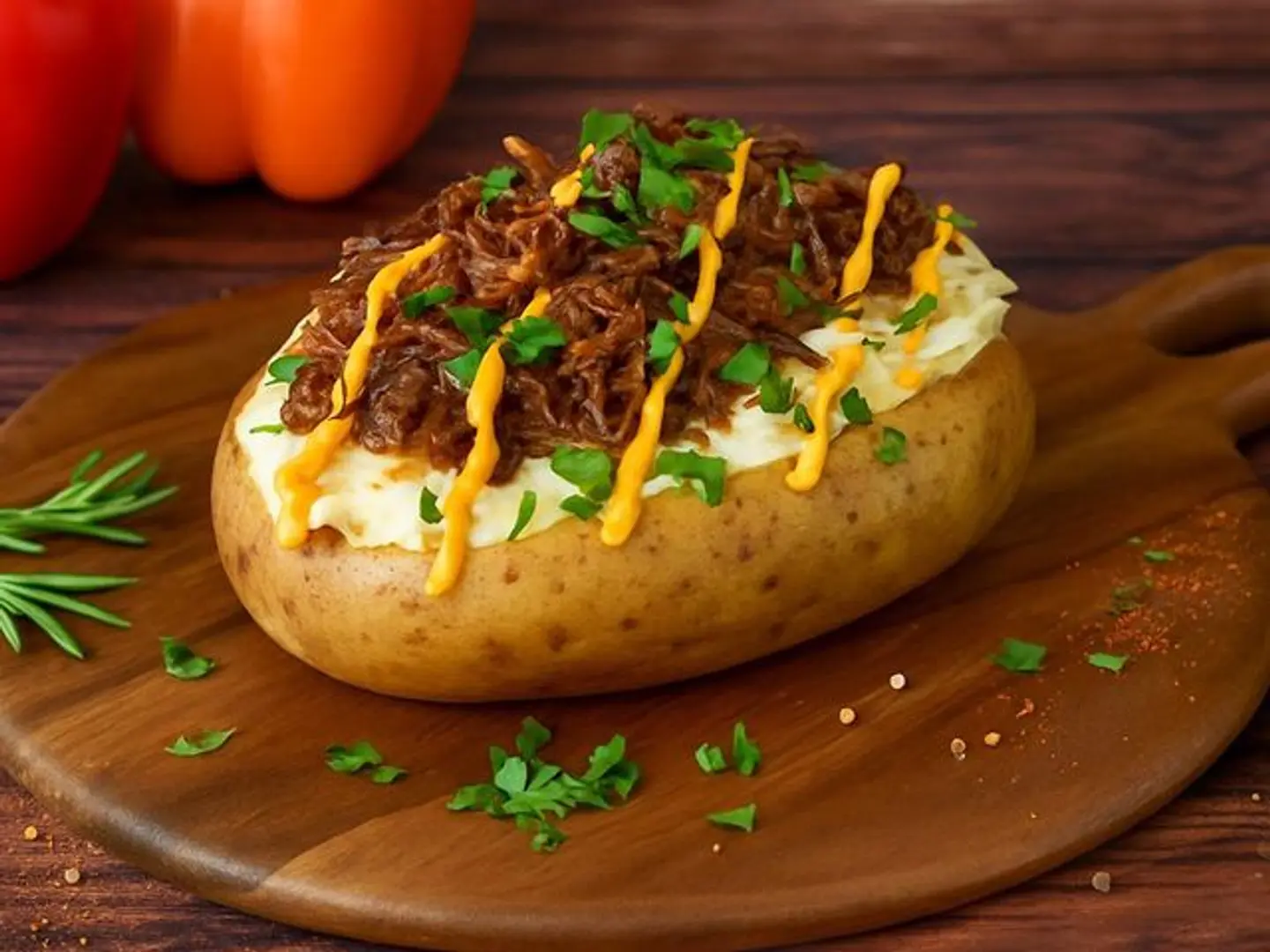 Baked Potato With Brisket