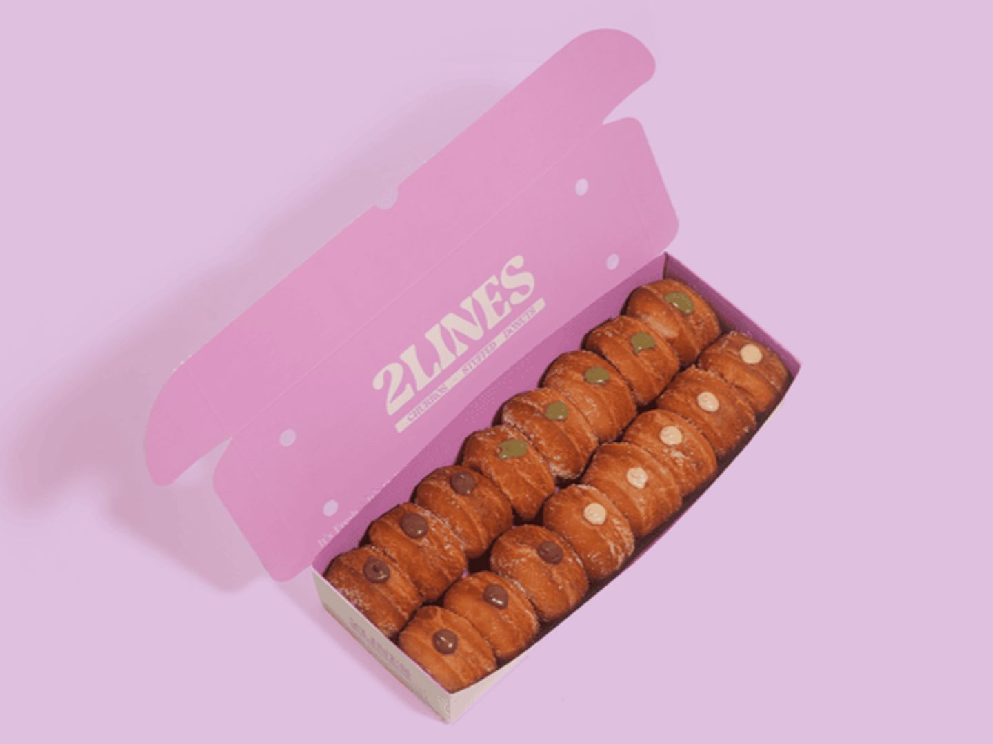 Stuffed Donuts 16 Pieces