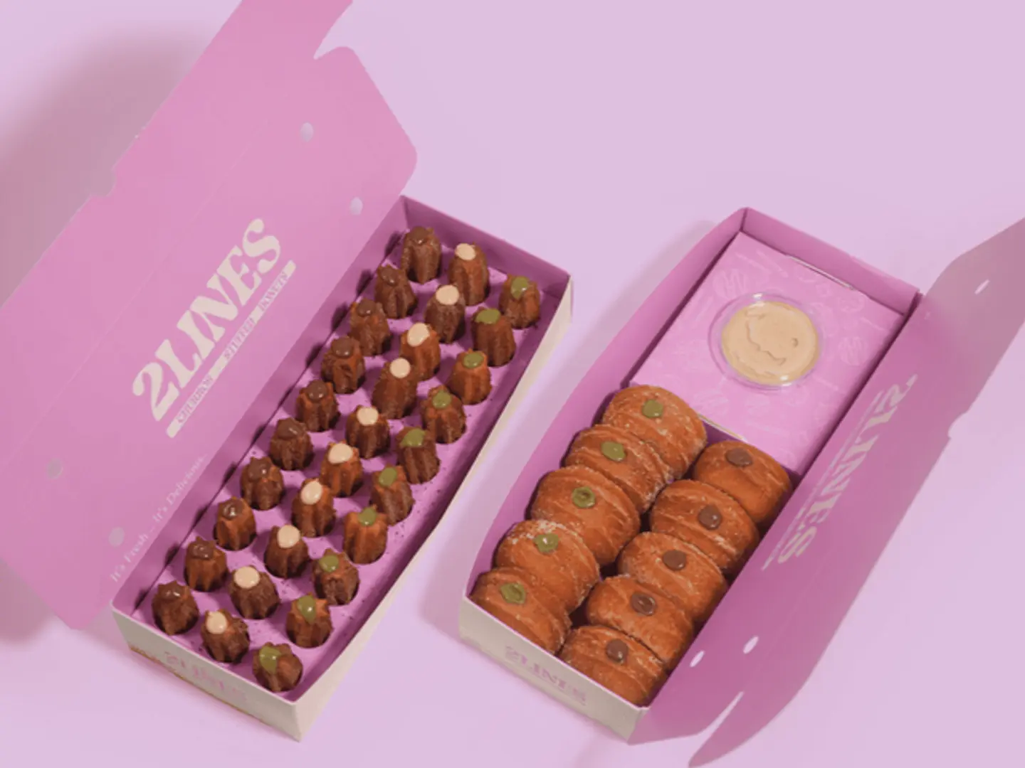 بوكس الدوبامين ١٠دونات محشية و٣٠ تشوروز محشية