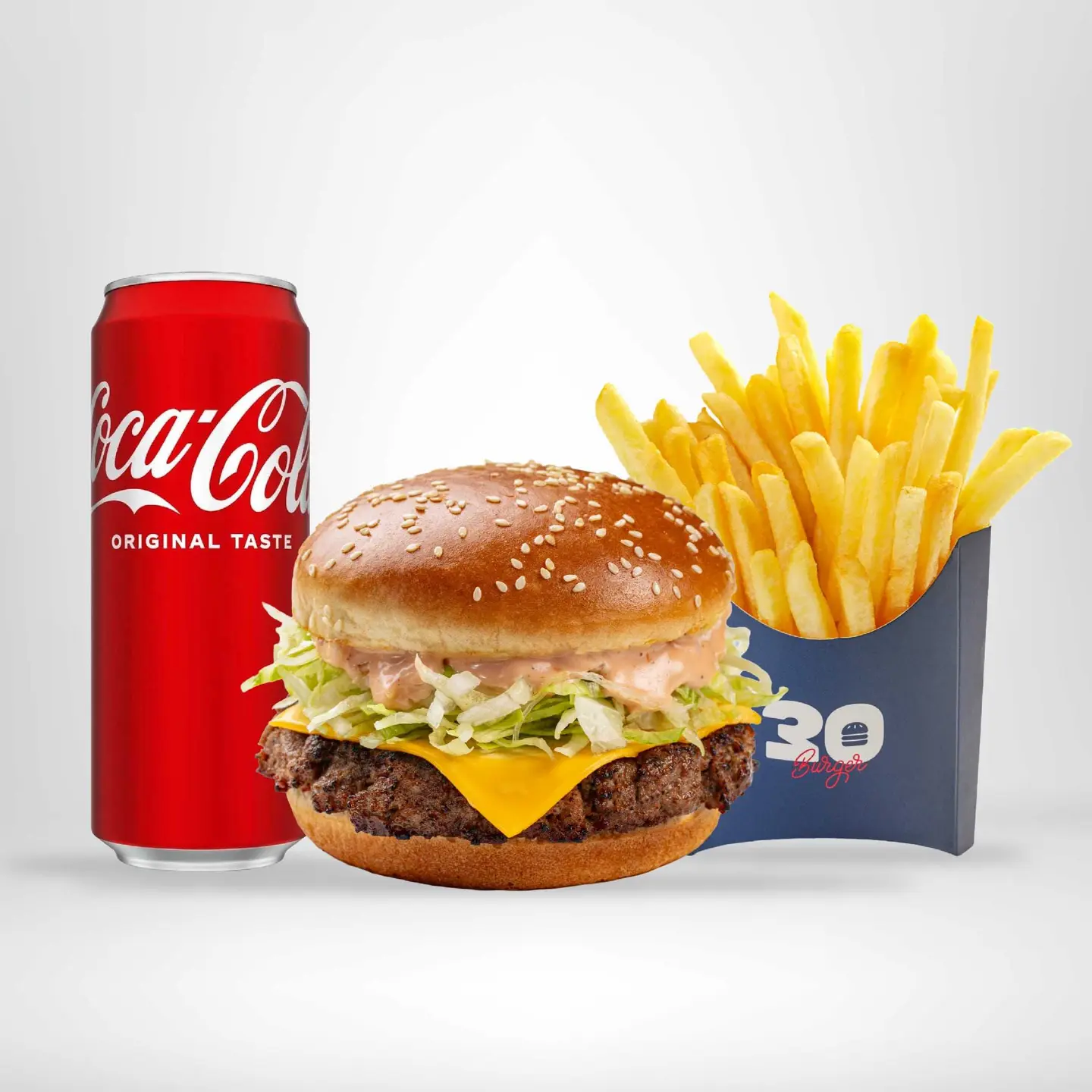 وجبة ثيرتي برقر اللحم