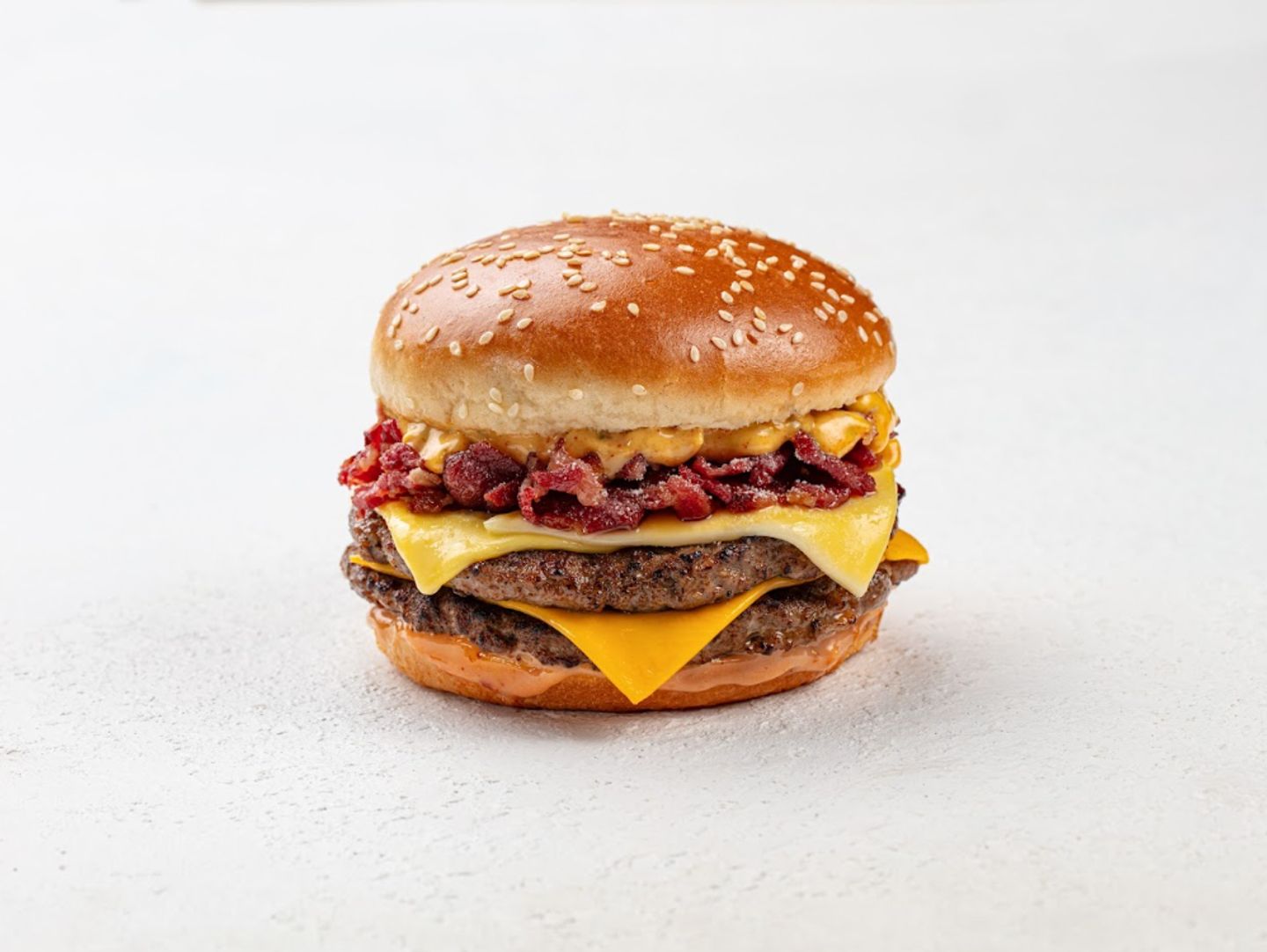 Dual Beef & Bacon Burger