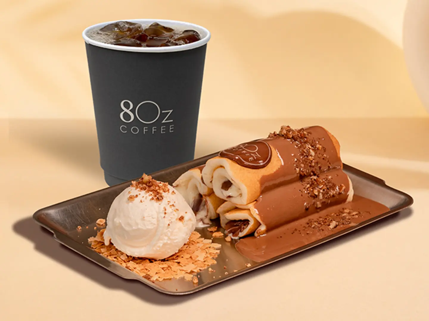 Chocolate Crepe And Coffee Of The Day