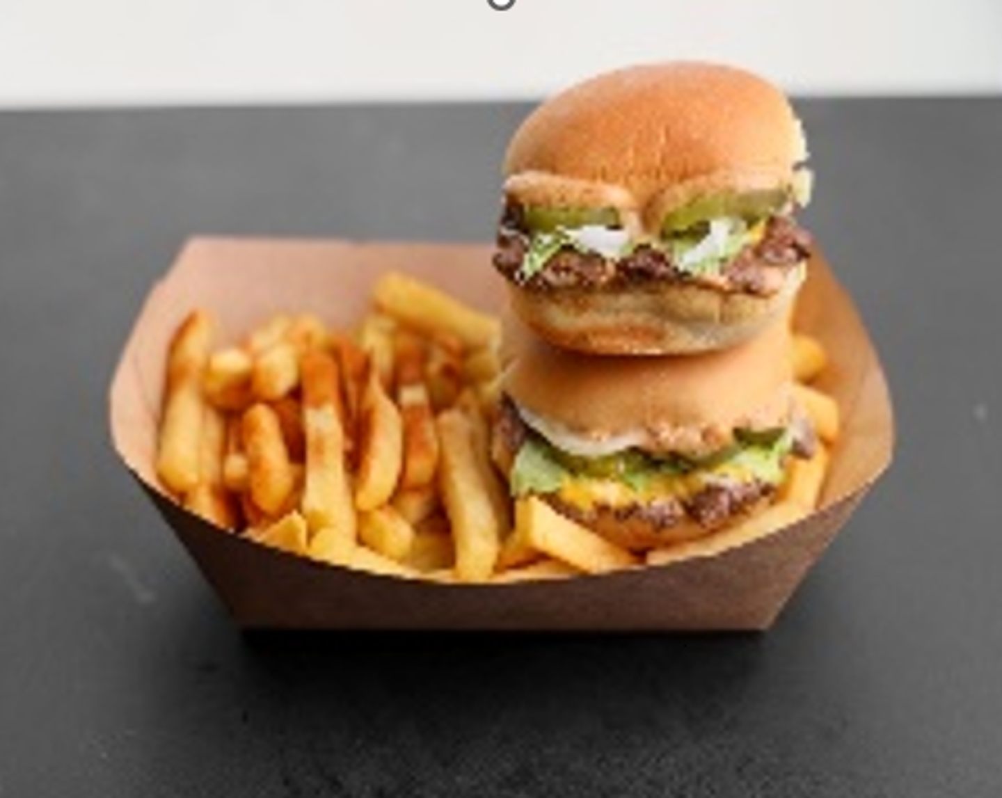 Down Road Burger Box.