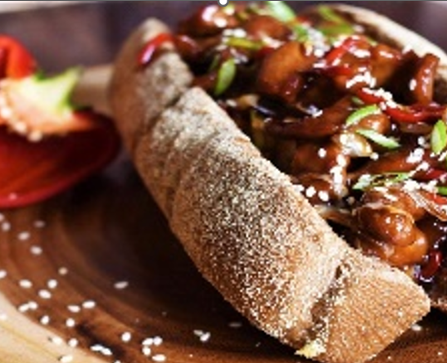 Mongolian Steak Sandwich