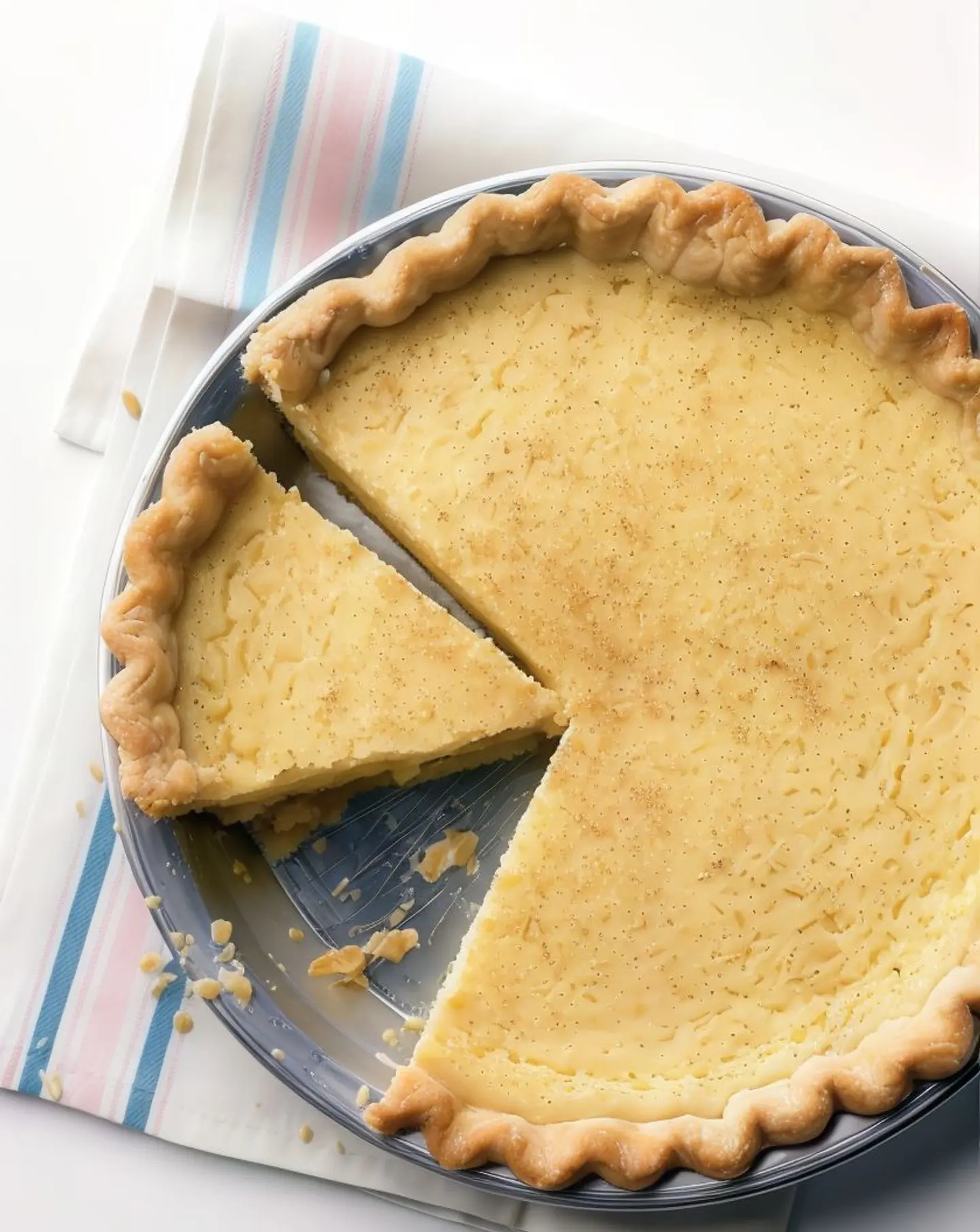 Chamomile Custard Pie