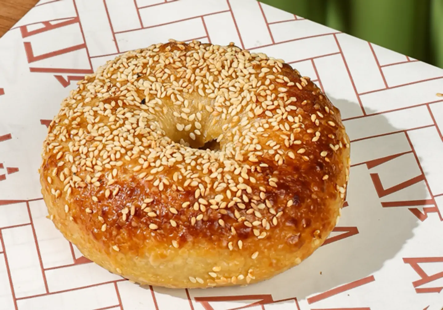 Sourdough Bagel With Seeds