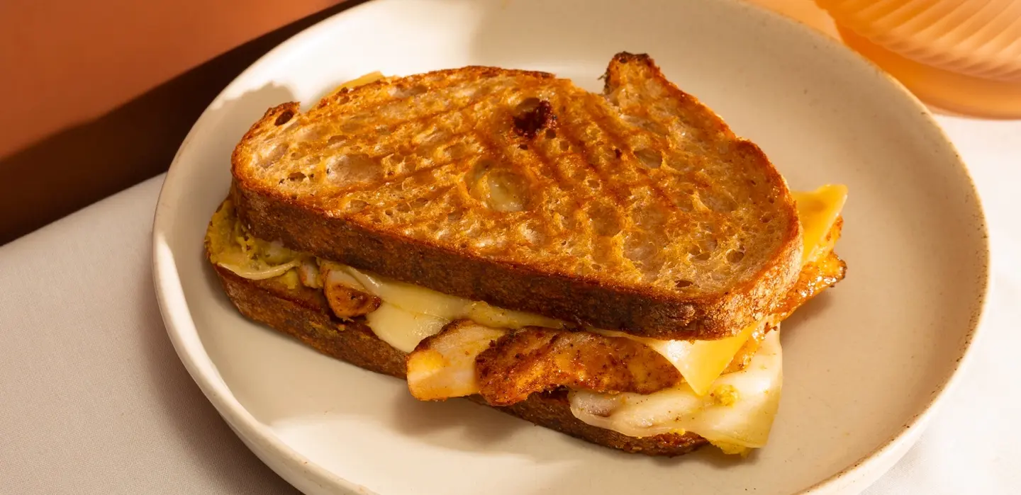 Moroccan Grilled Cheese Sandwich W/ Chicken