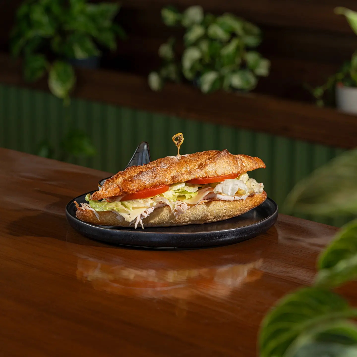 Turkey Baguette Sandwich