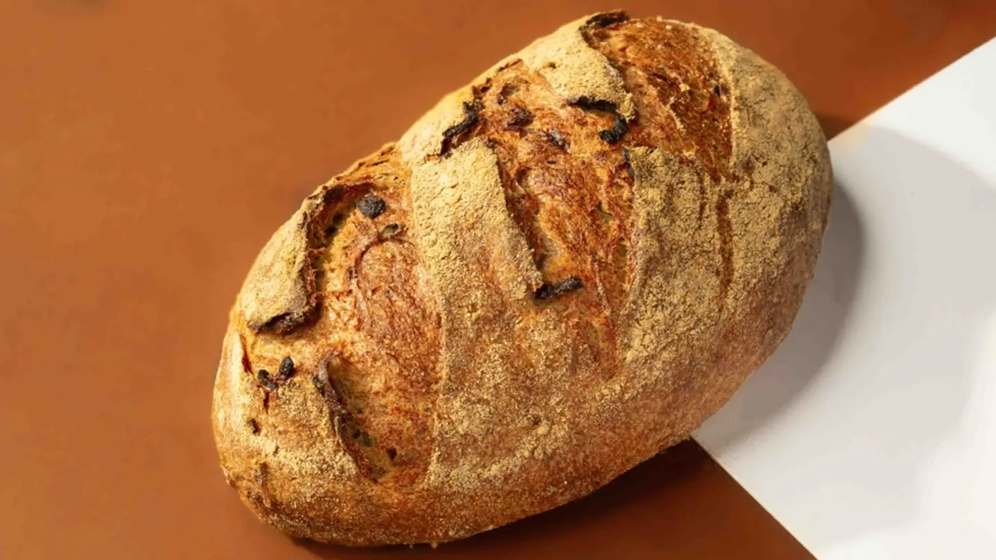 Medium Country Bread With Green Olives And Herbes De Provence