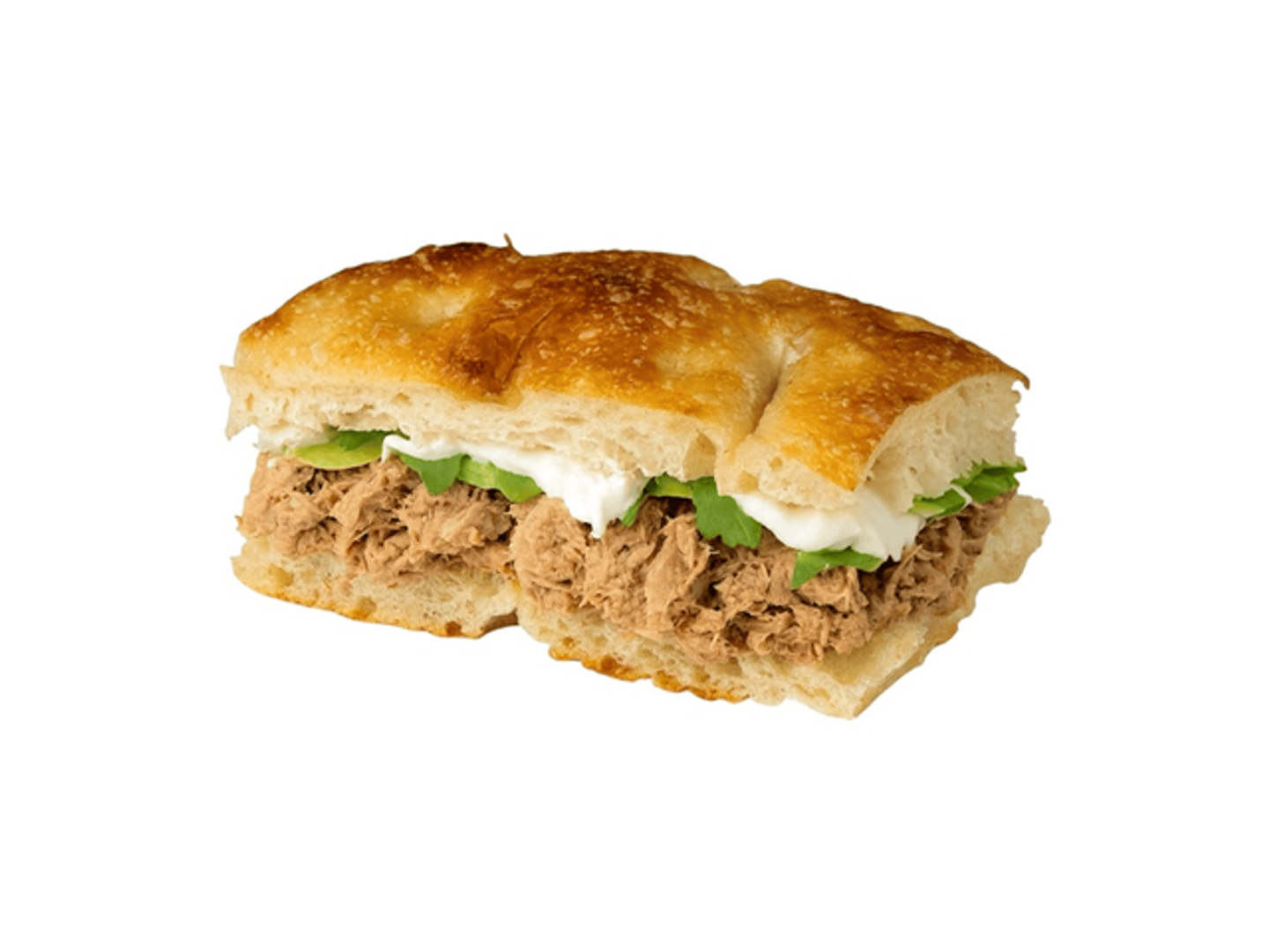 Tuna Sandwich Focaccia Bread