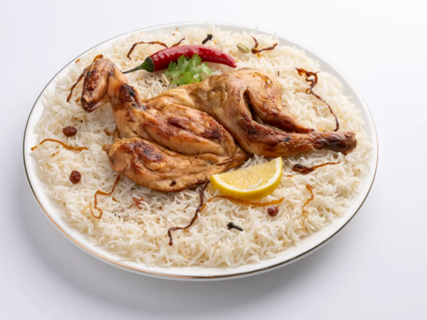 نص حبة مظبي مع الرز