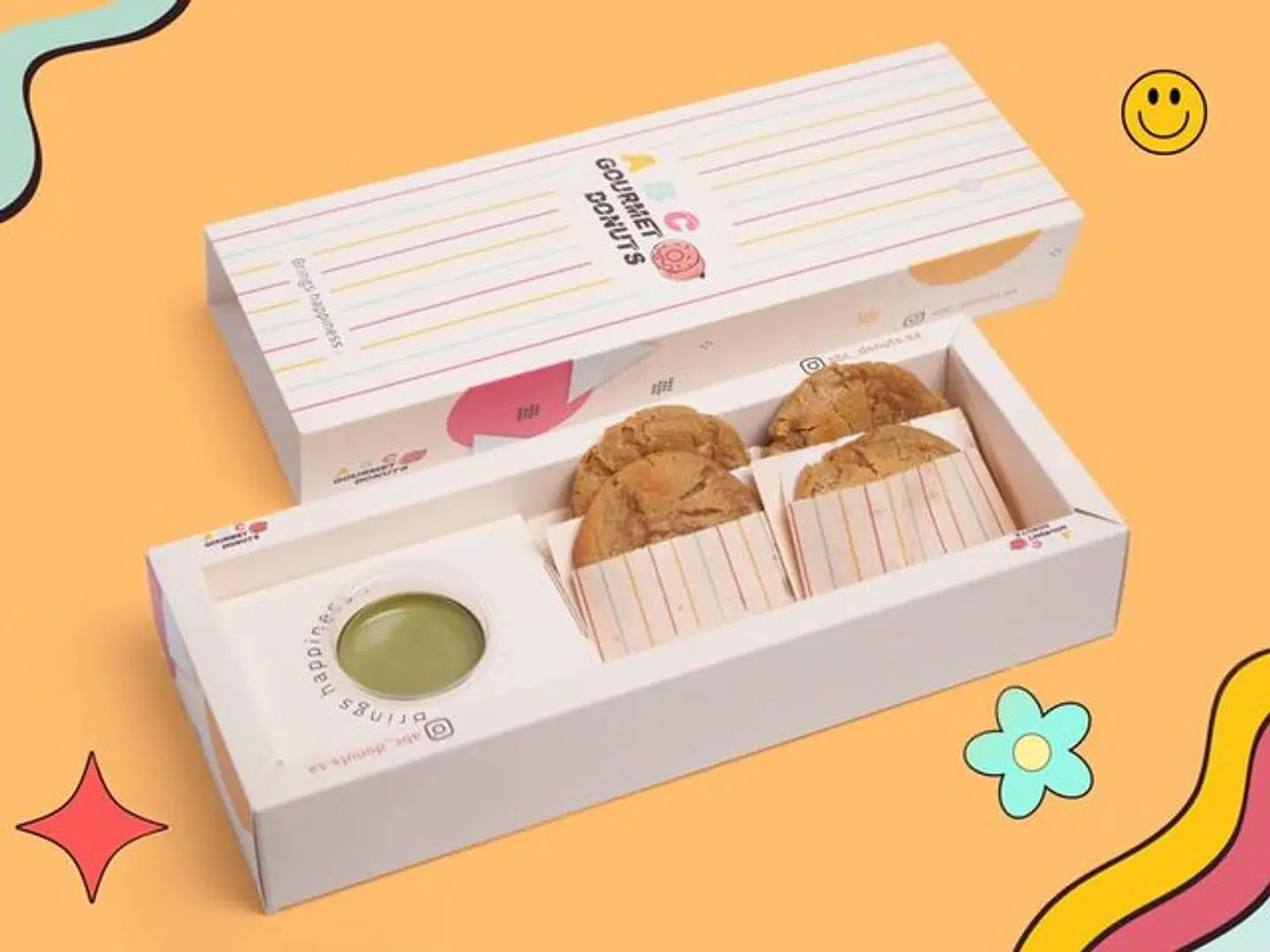 4 Cookies With Sauce