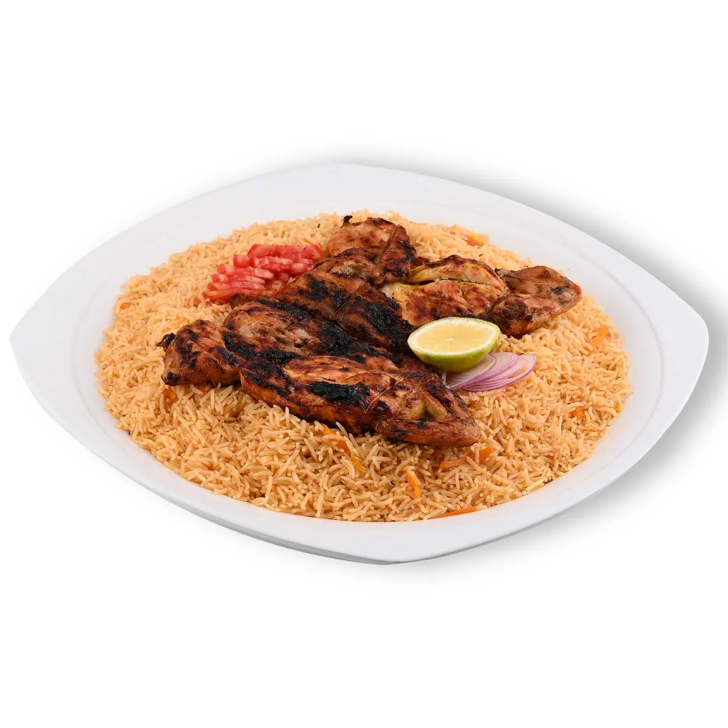 حبة الفحم مع رز بخاري