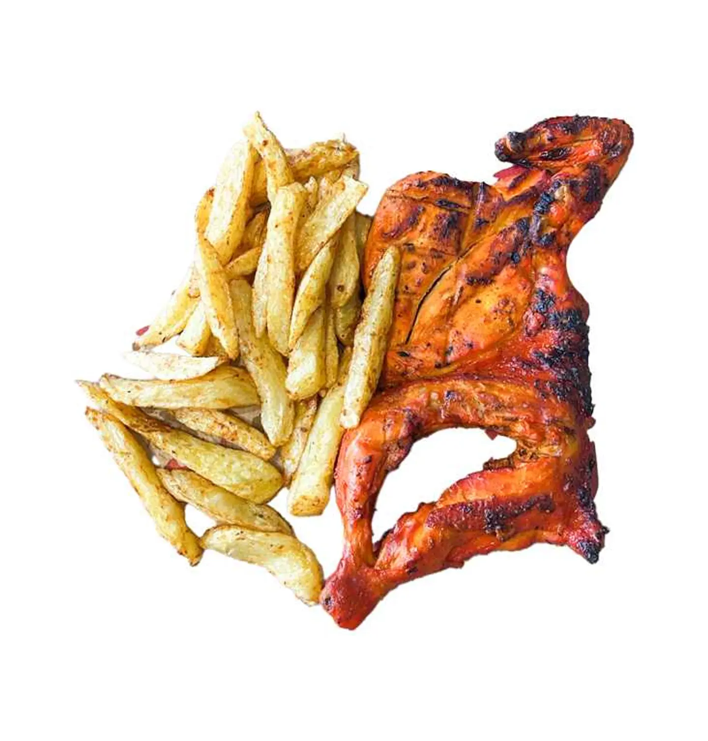 Grilled Abo Nos Spicy With Fries