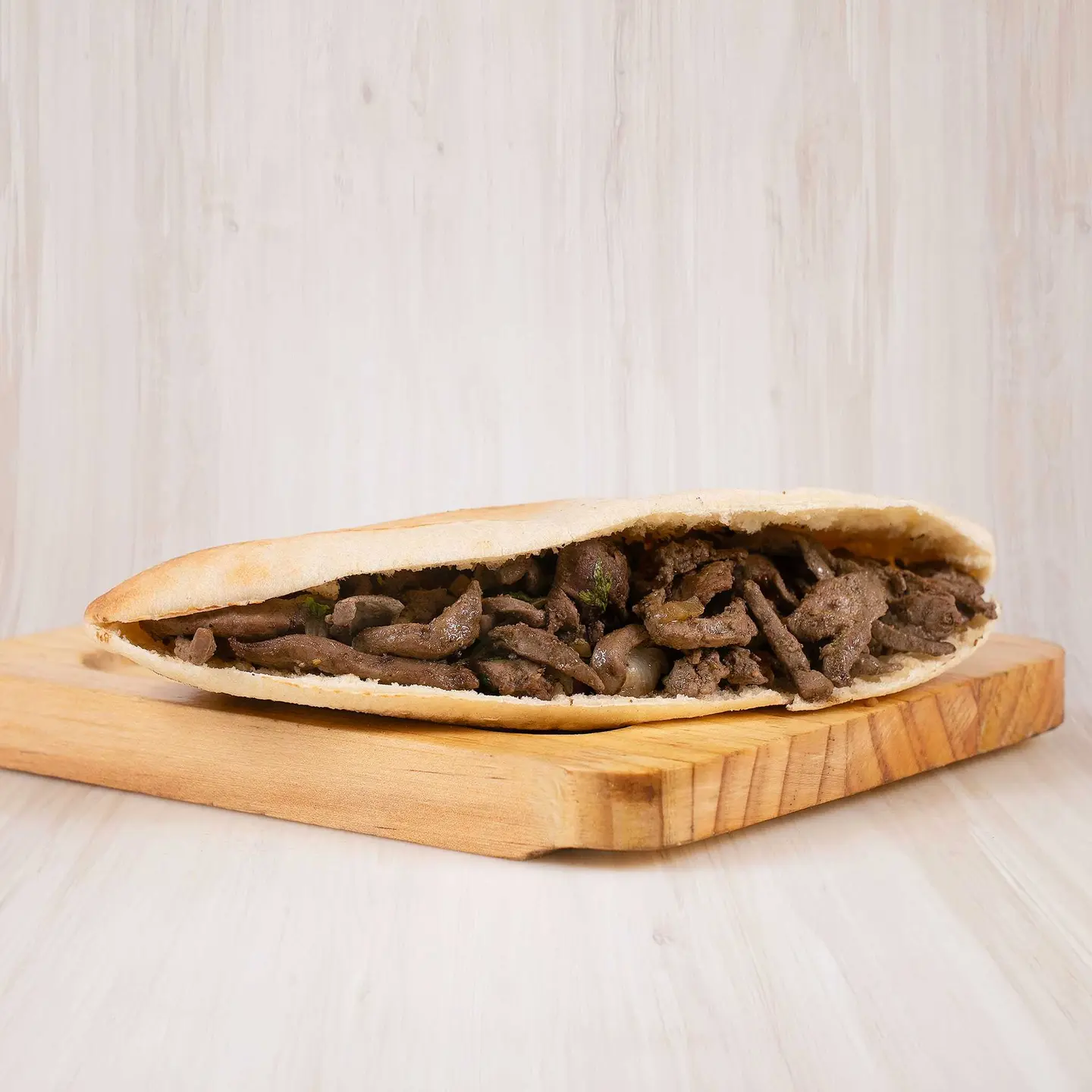 Fresh Lamb Liver Sandwich