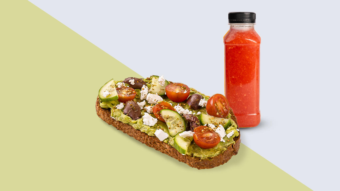 Avo Toast + Smoothie
