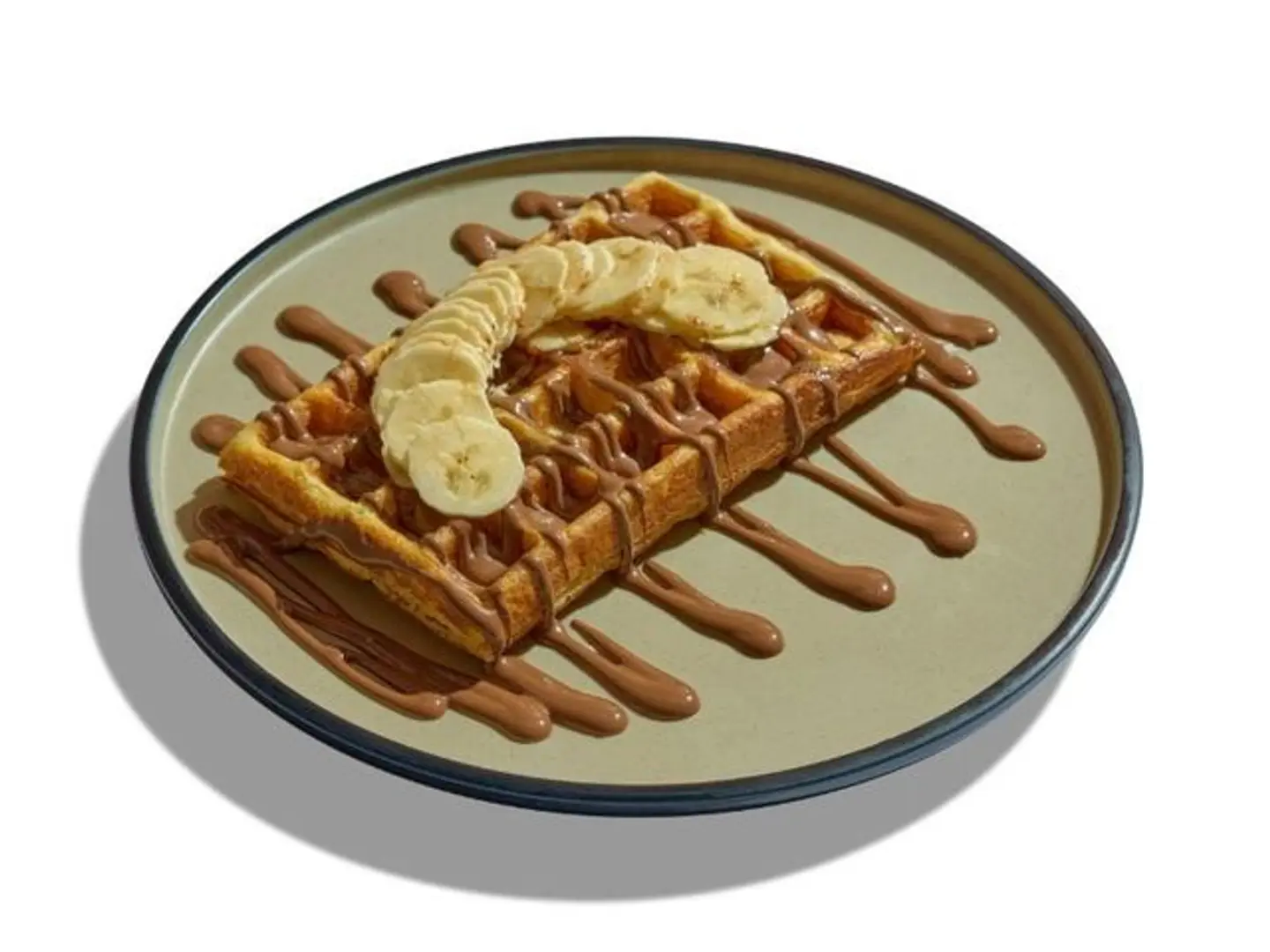 وافل الموز و النوتيلا
