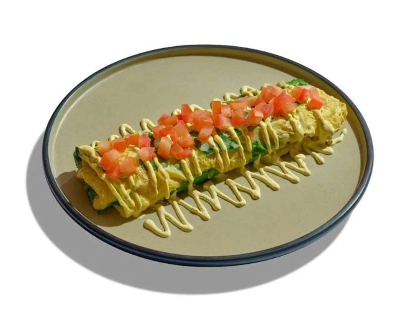 Mushroom & Spinash Omelet