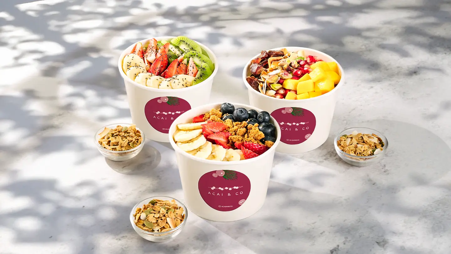 3 Small Acai Bowls