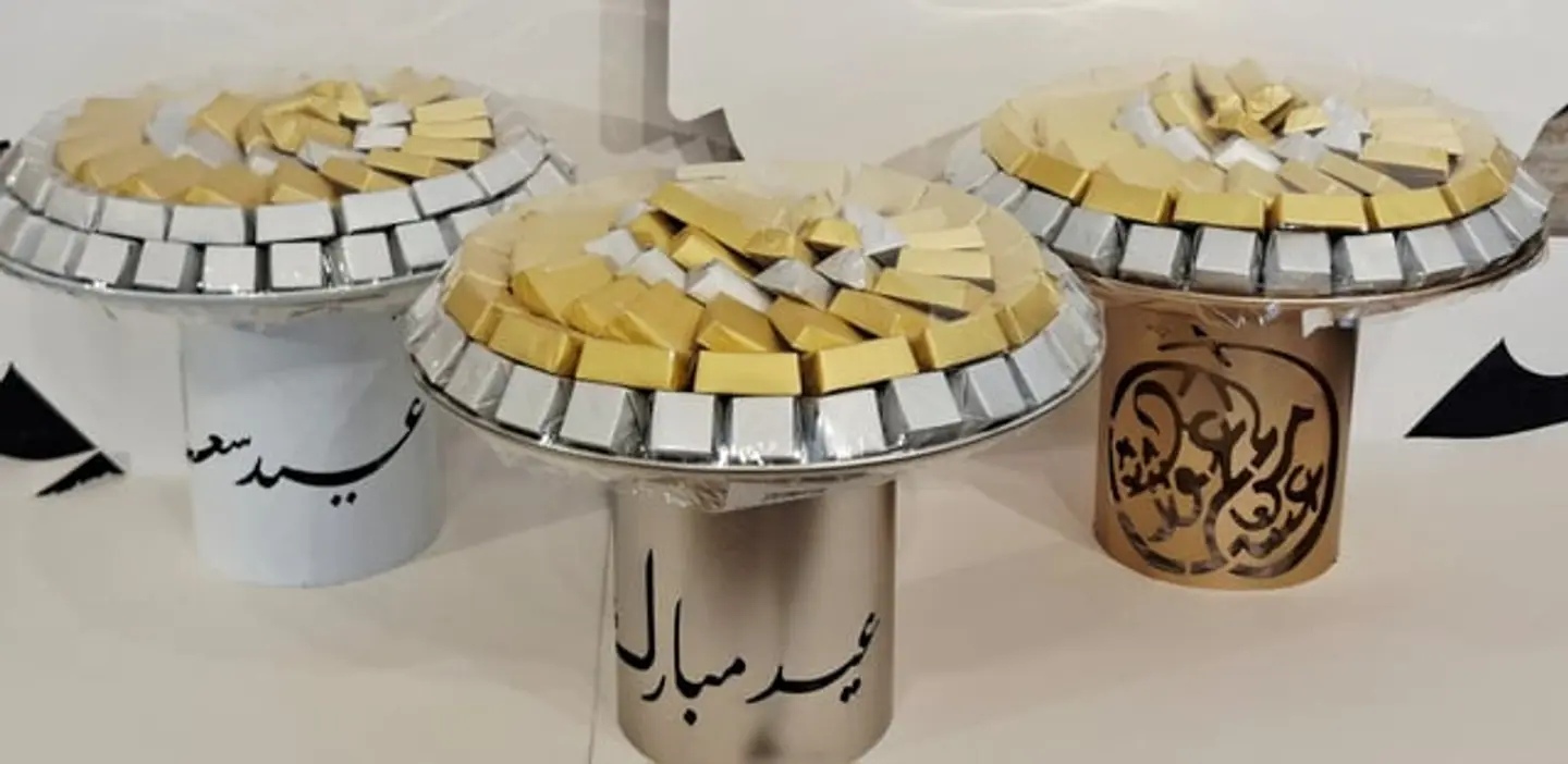 Chocolate Truffle Wrapped In Eid Phrases