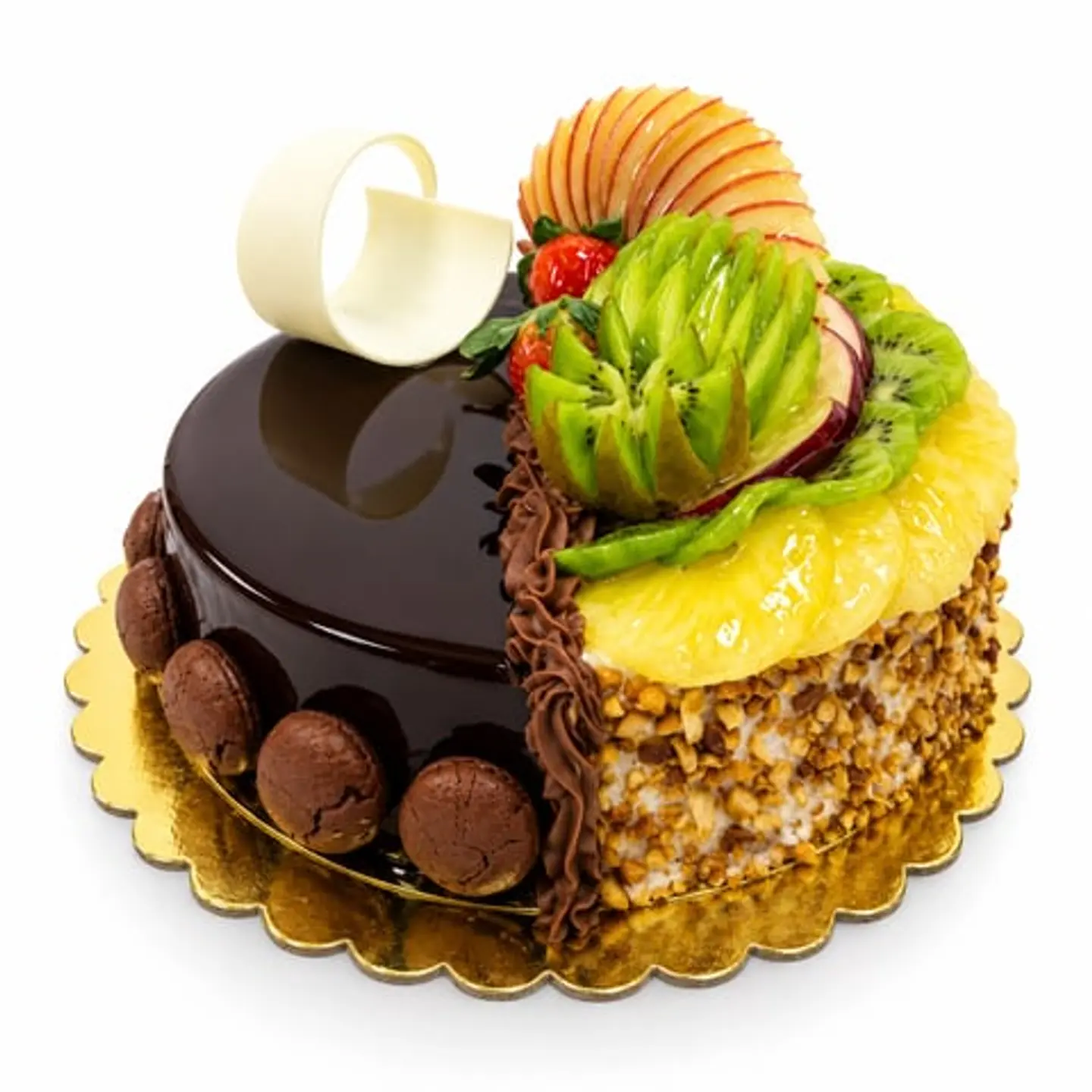 Chocolate And Fruit Cake