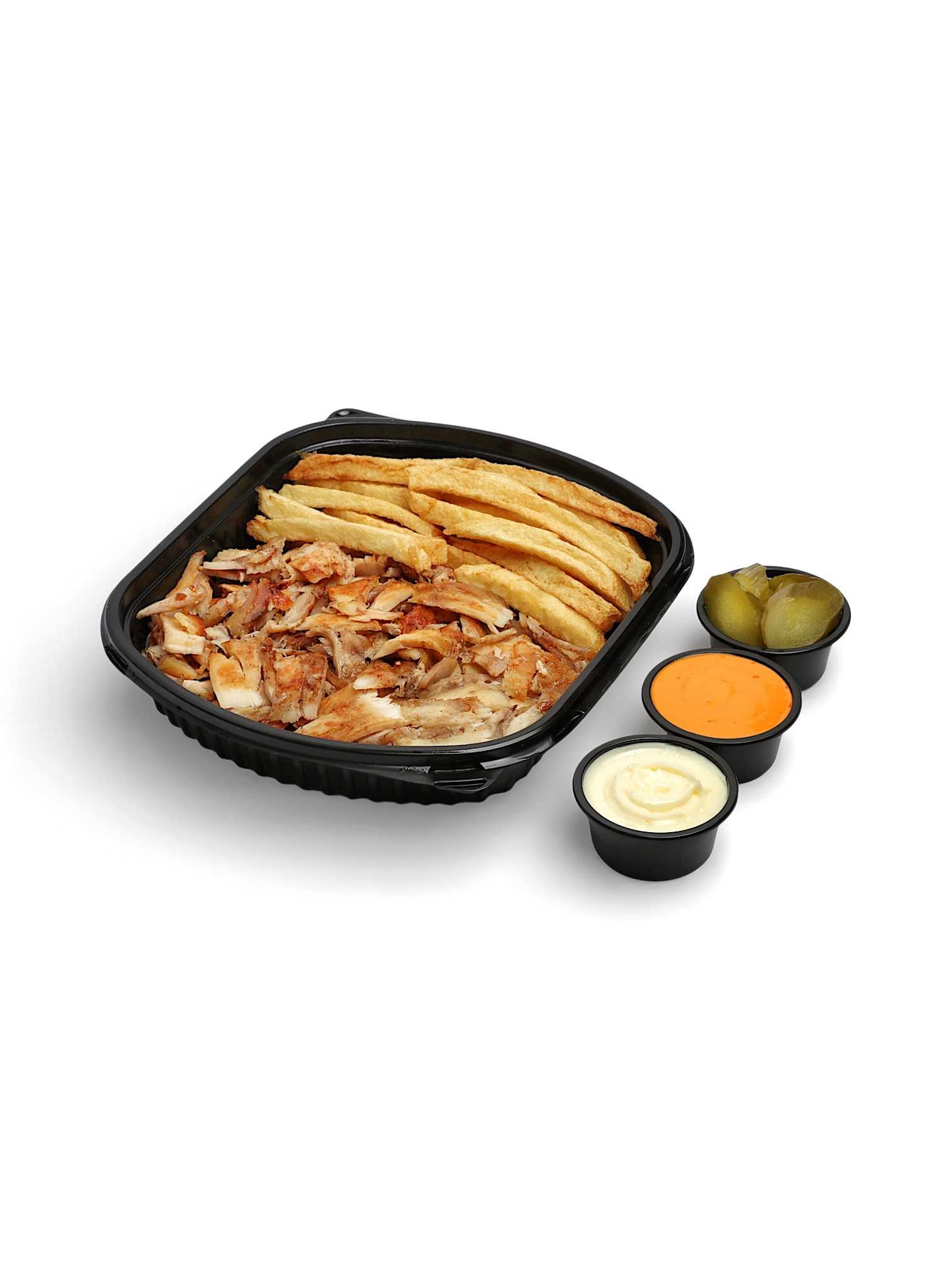 صحن شاورما الدجاج