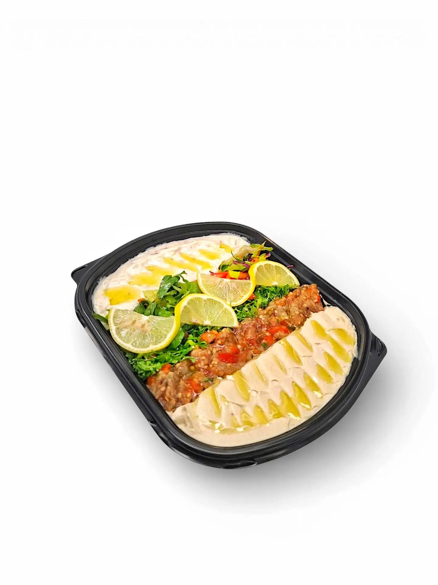 صحن مقبلات مشكل وسط