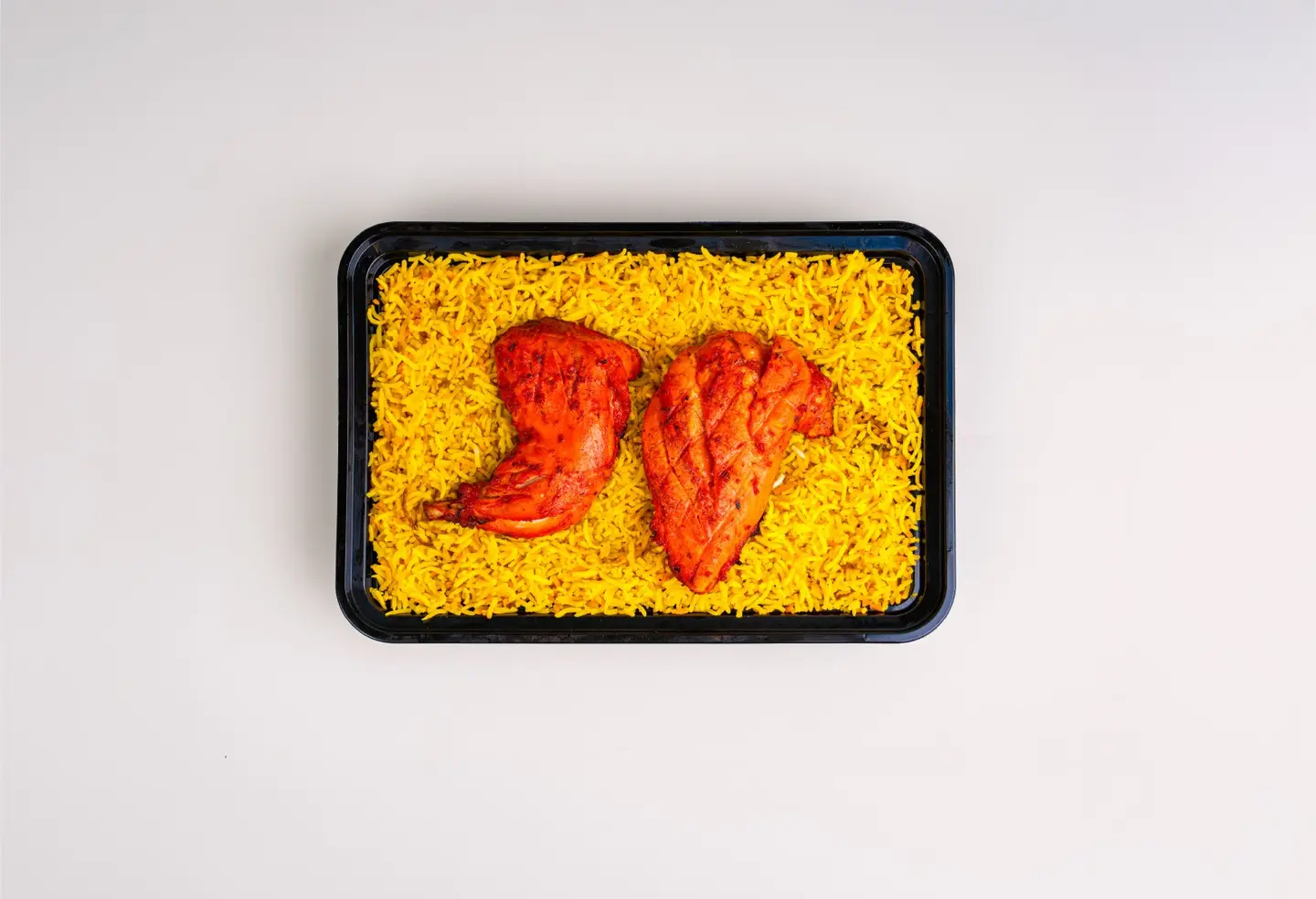 Tandoori Chicken With Biryani Rice