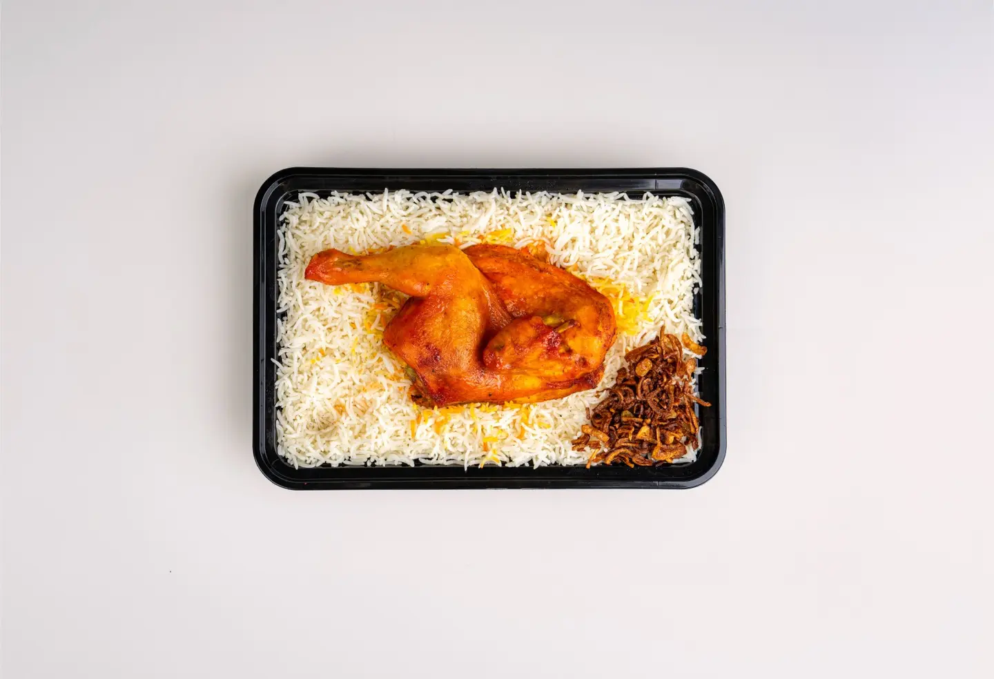 Mandi Chicken With White Rice