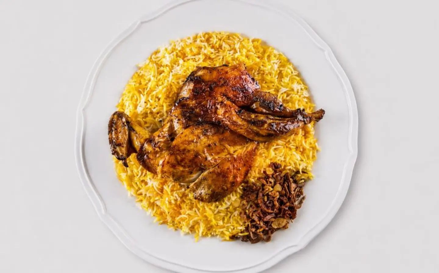 Madhbi Chicken With Mandi Rice