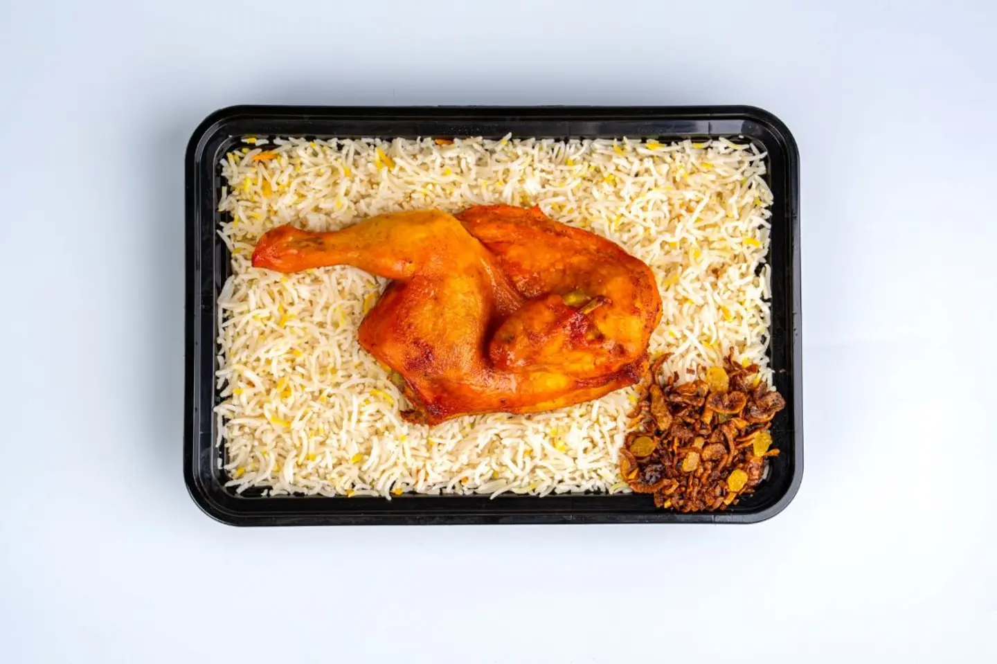 نص دجاج مندي مع رز مبهر