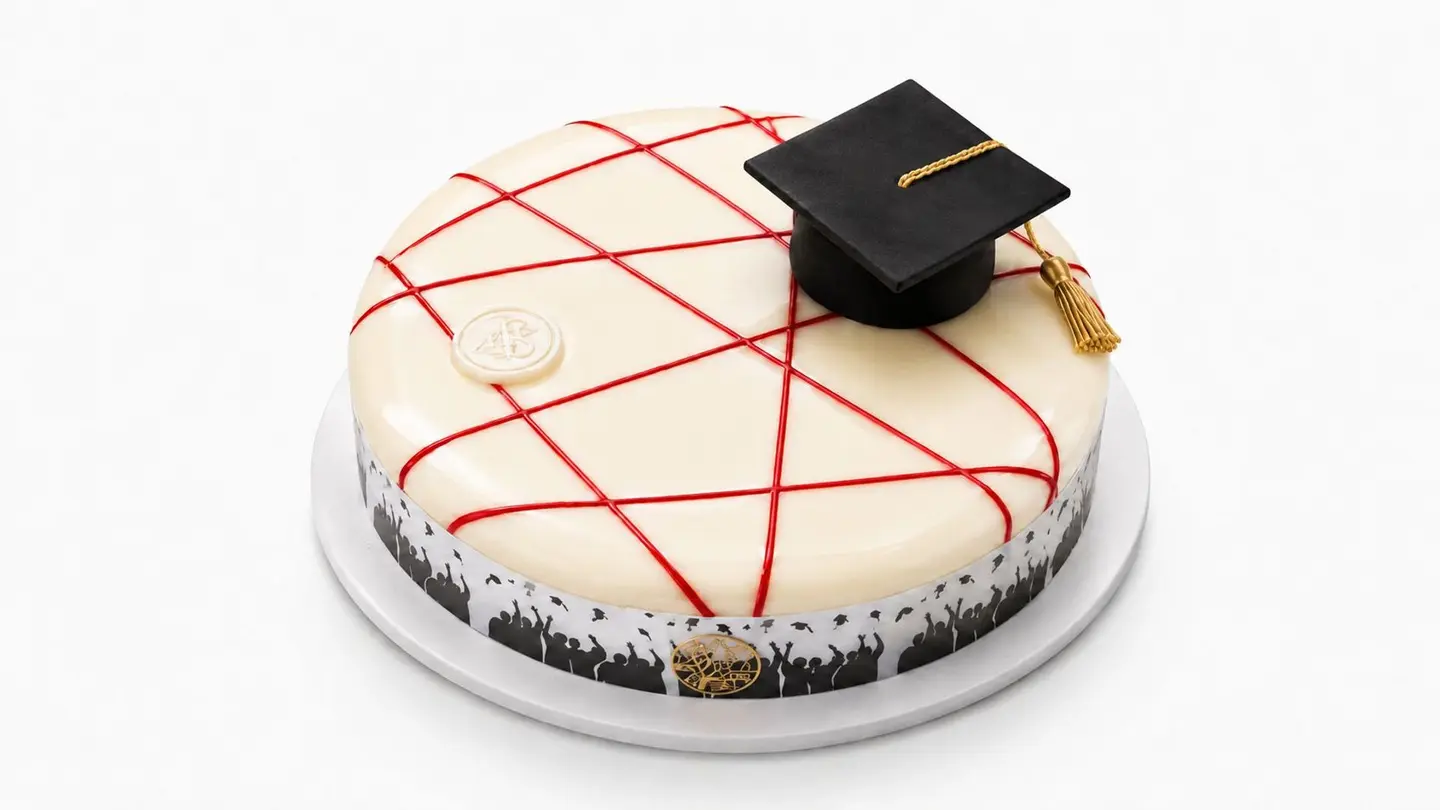 Graduation Cake Red Velvet