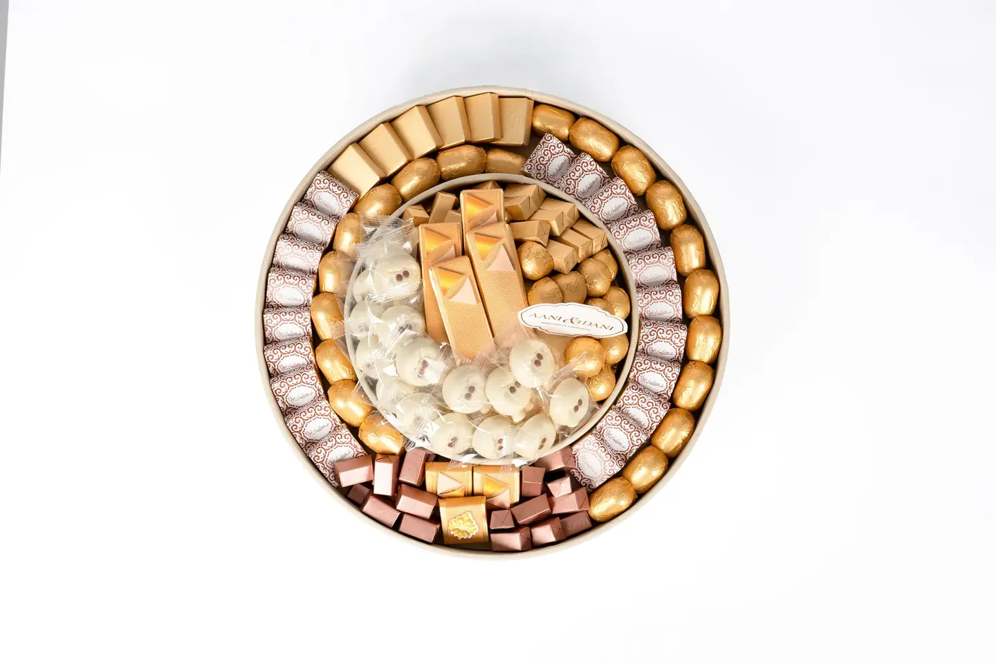 Choco Leather Tray Beige