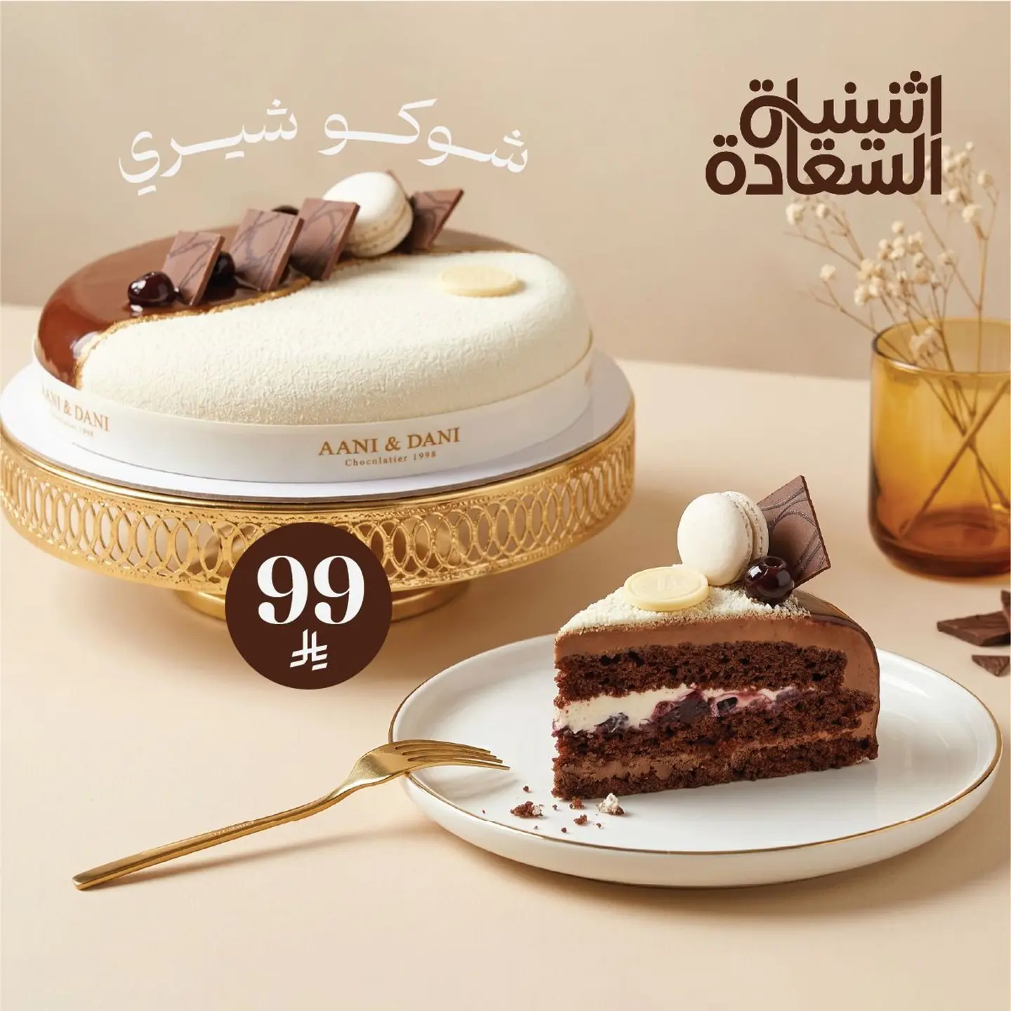 كيكة تشوكو شيري