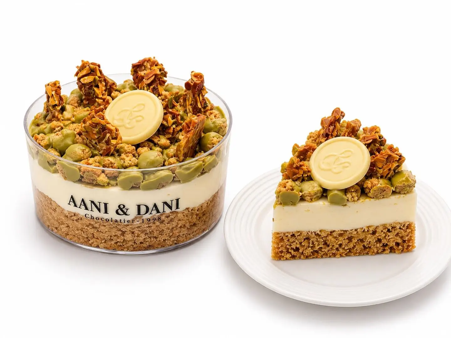 Pistachio Pudding Plate Small